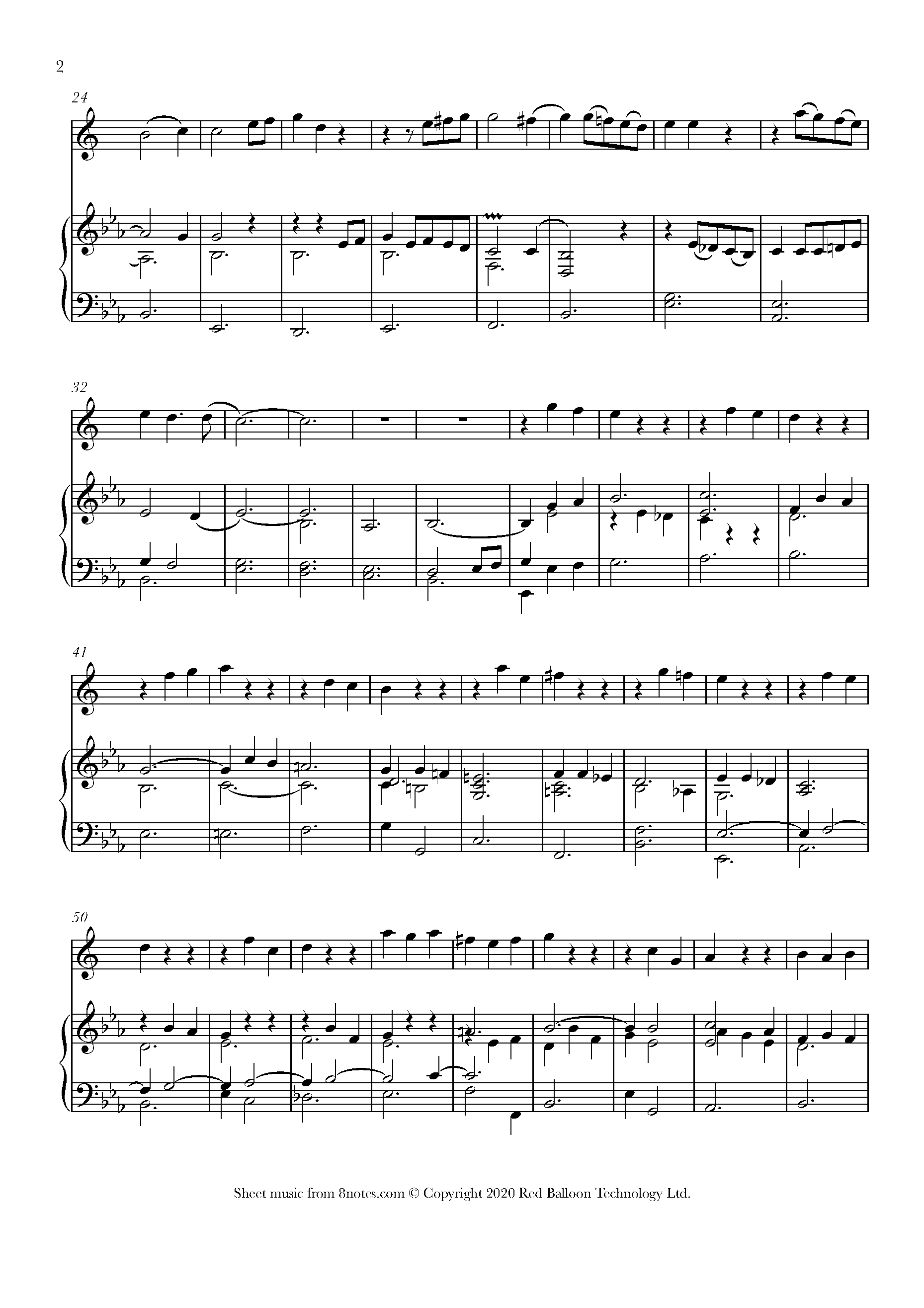 Monteverdi - Pur ti miro From l'Incoronazione di Poppea Sheet music for ...