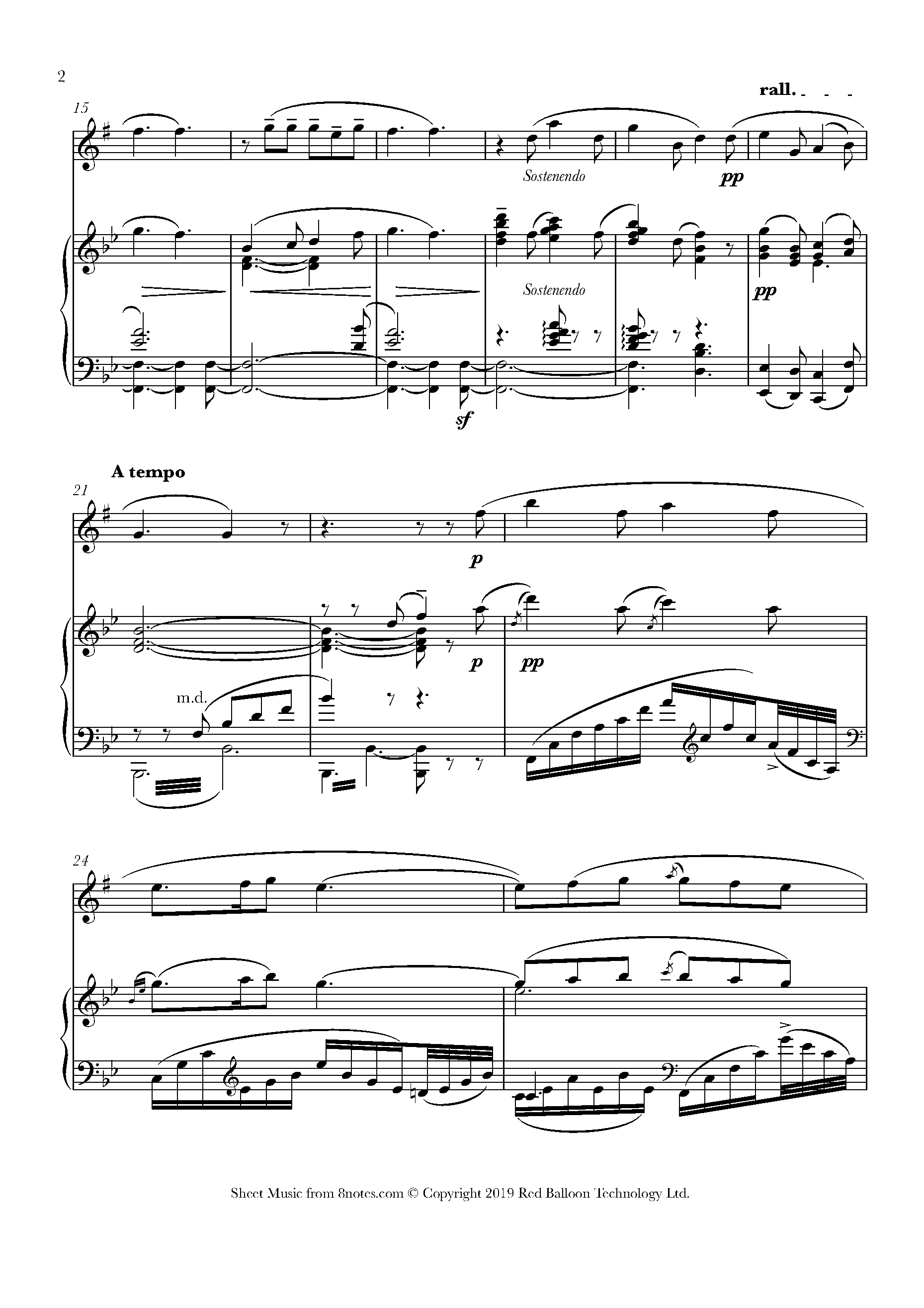 Puccini - Recondita Armonia from Tosca Sheet music for Saxophone ...