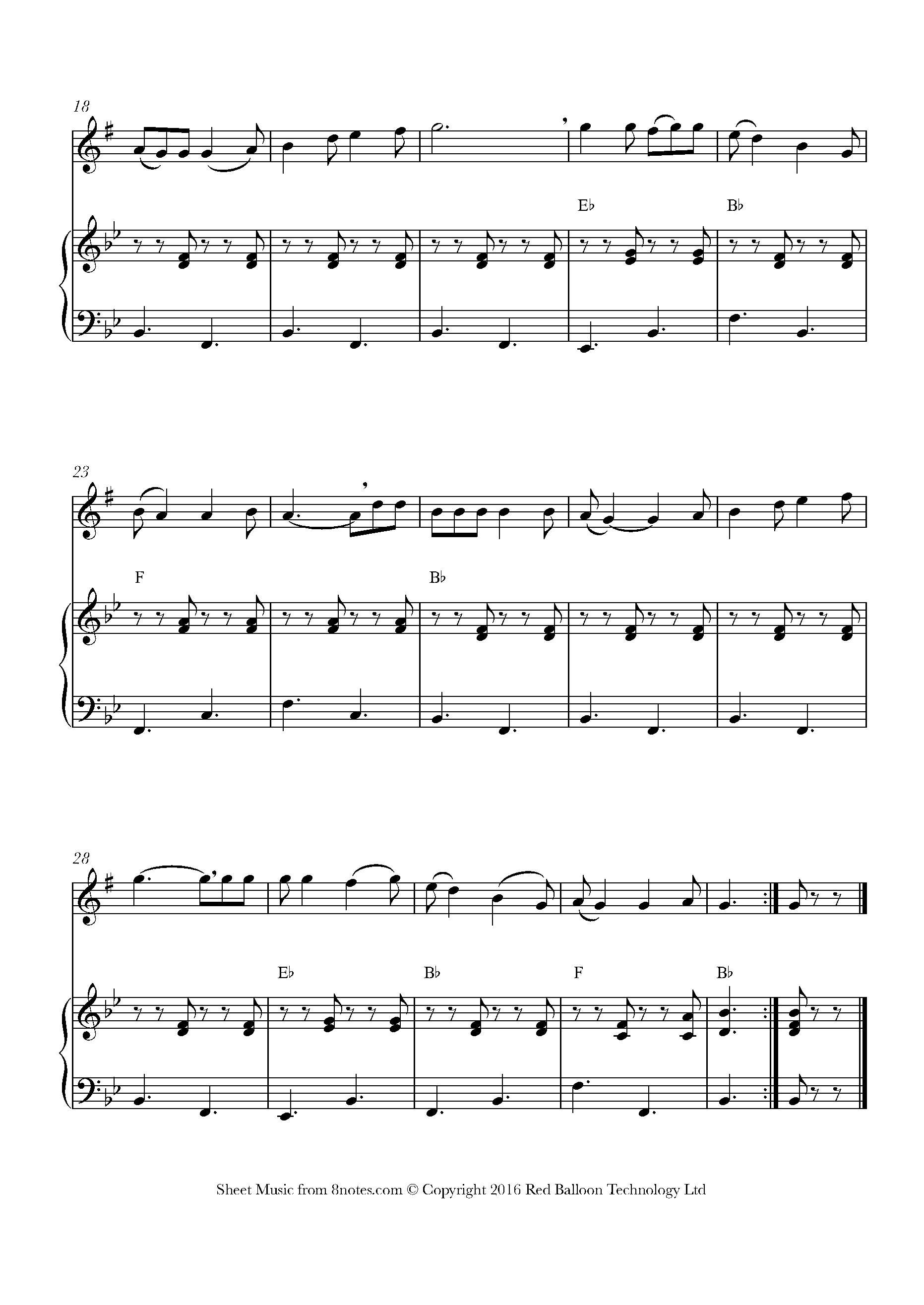 Seven Drunk Nights Sheet music for Saxophone - 8notes.com