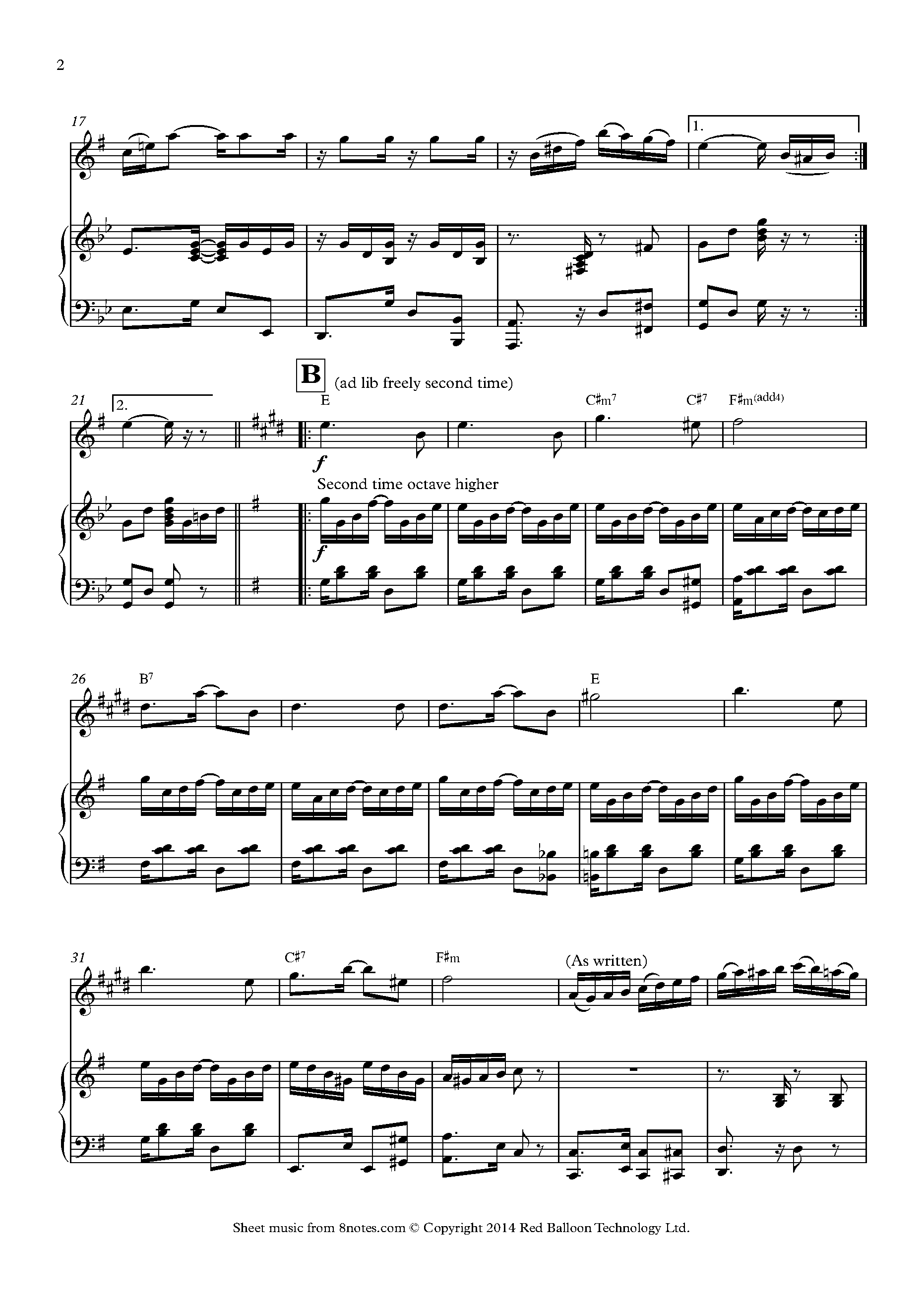 Zequinha Abreu - Tico-Tico no fuba Sheet music for Saxophone - 8notes.com