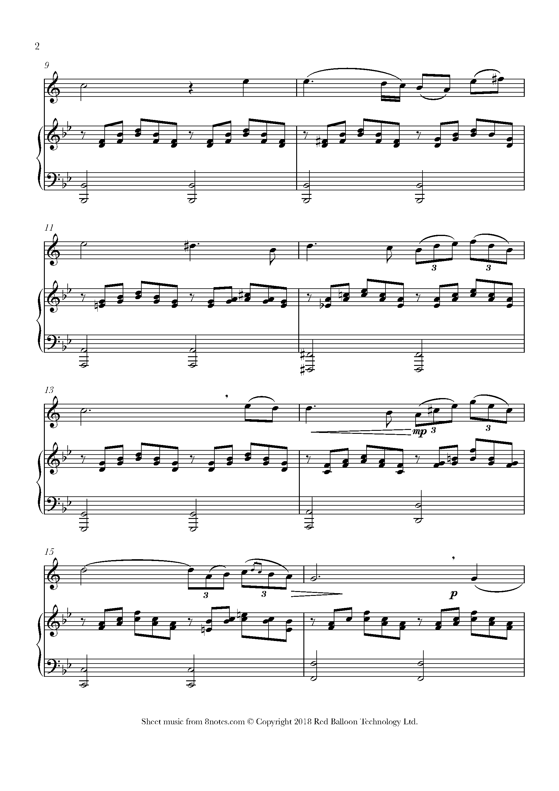 Schubert - Ave Maria Sheet music for Soprano Saxophone - 8notes.com