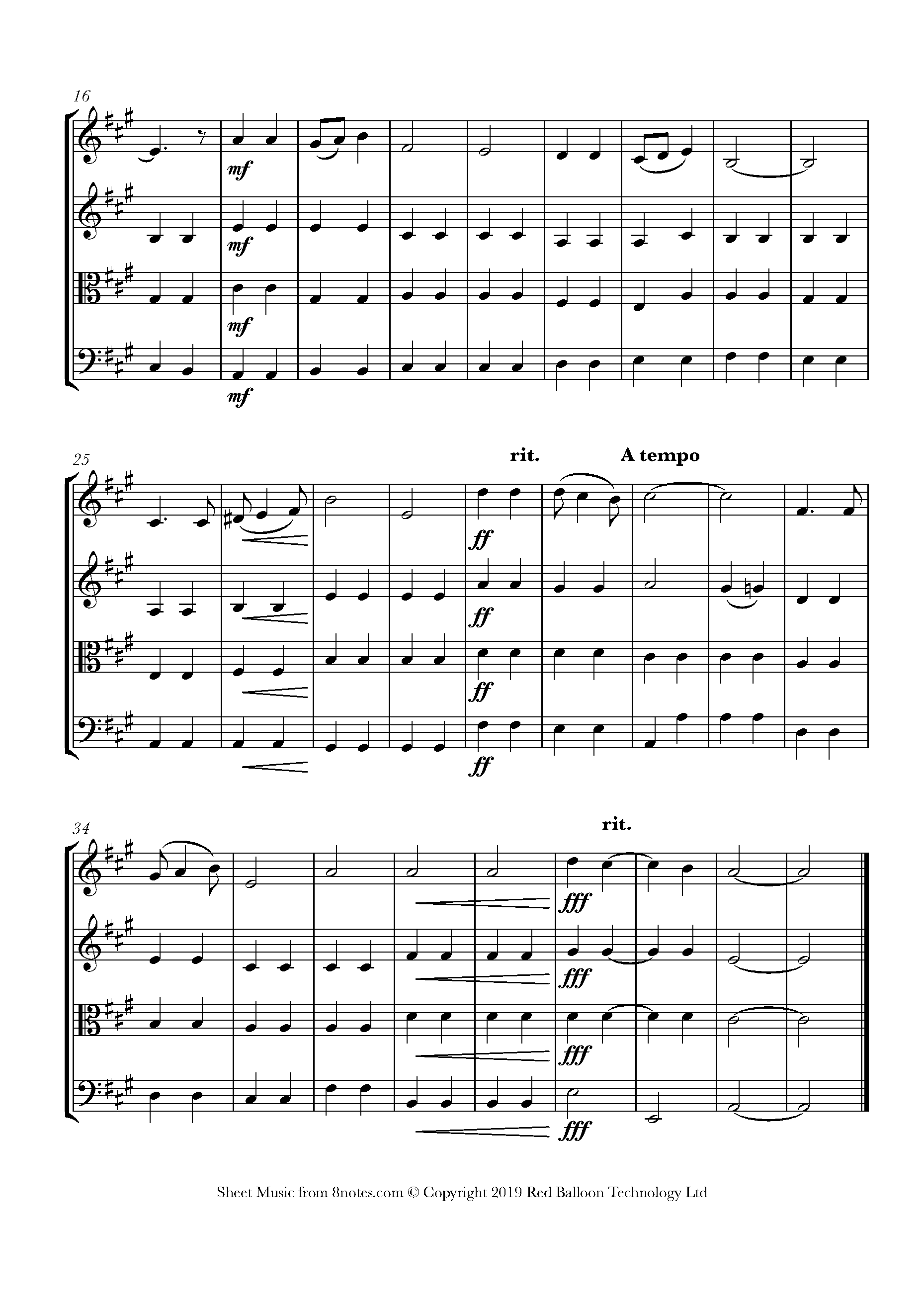 Elgar - Land Of Hope And Glory (pomp And Circumstance March No.1) Sheet 