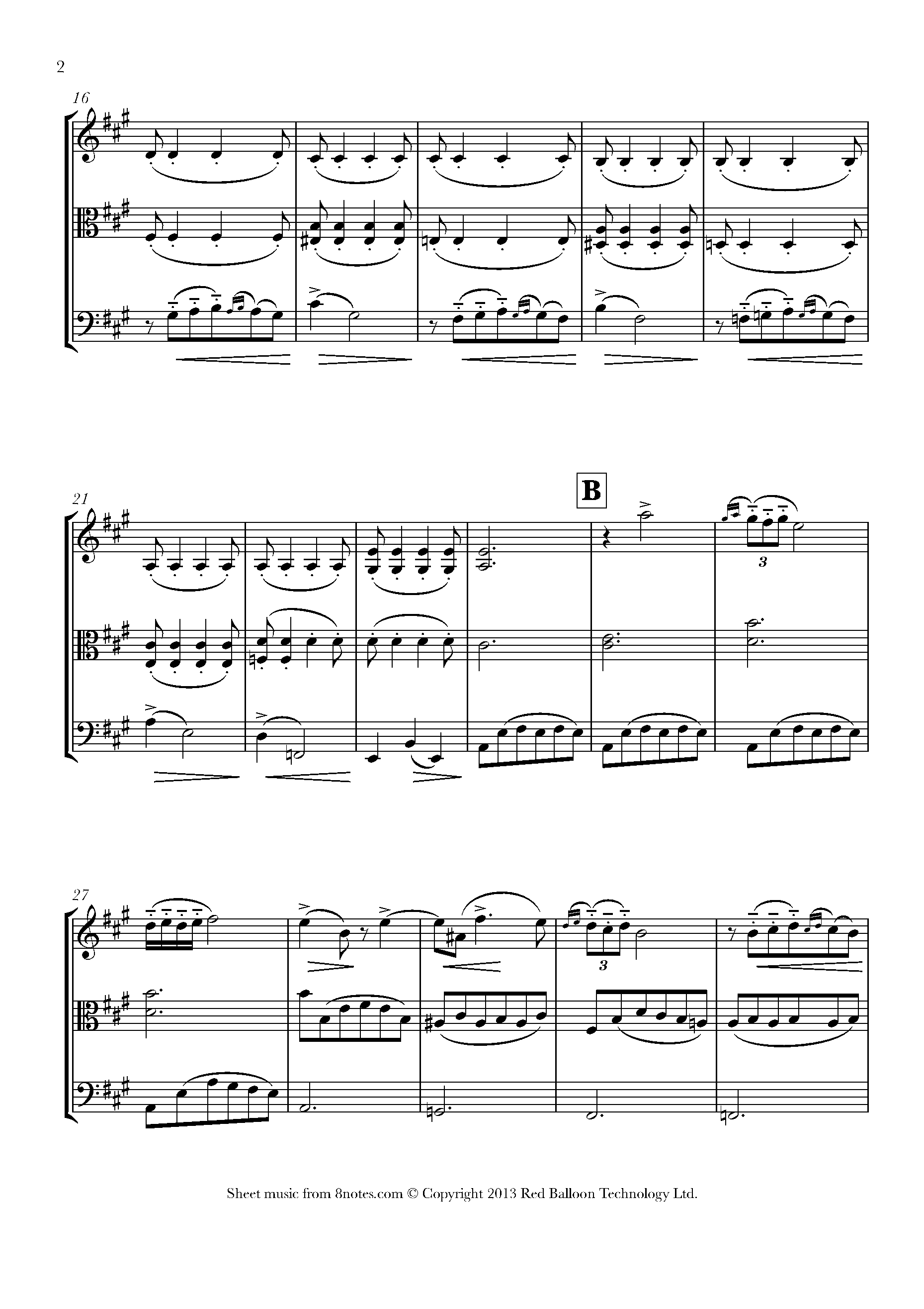 Borodin - Notturno from String Quartet No. 2 Sheet music for String ...