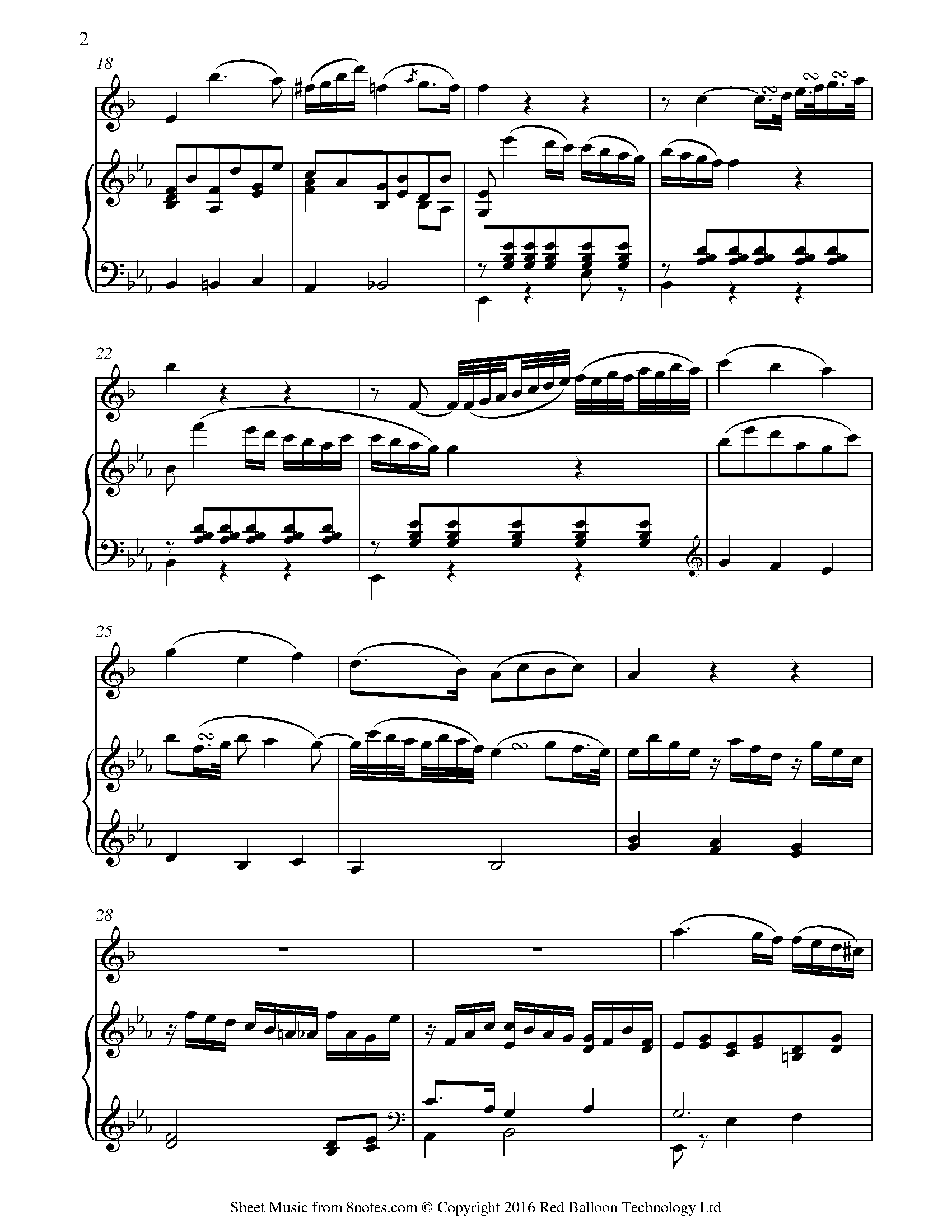 Mozart - Larghetto from Quintet K 581 Sheet music for Tenor Saxophone ...