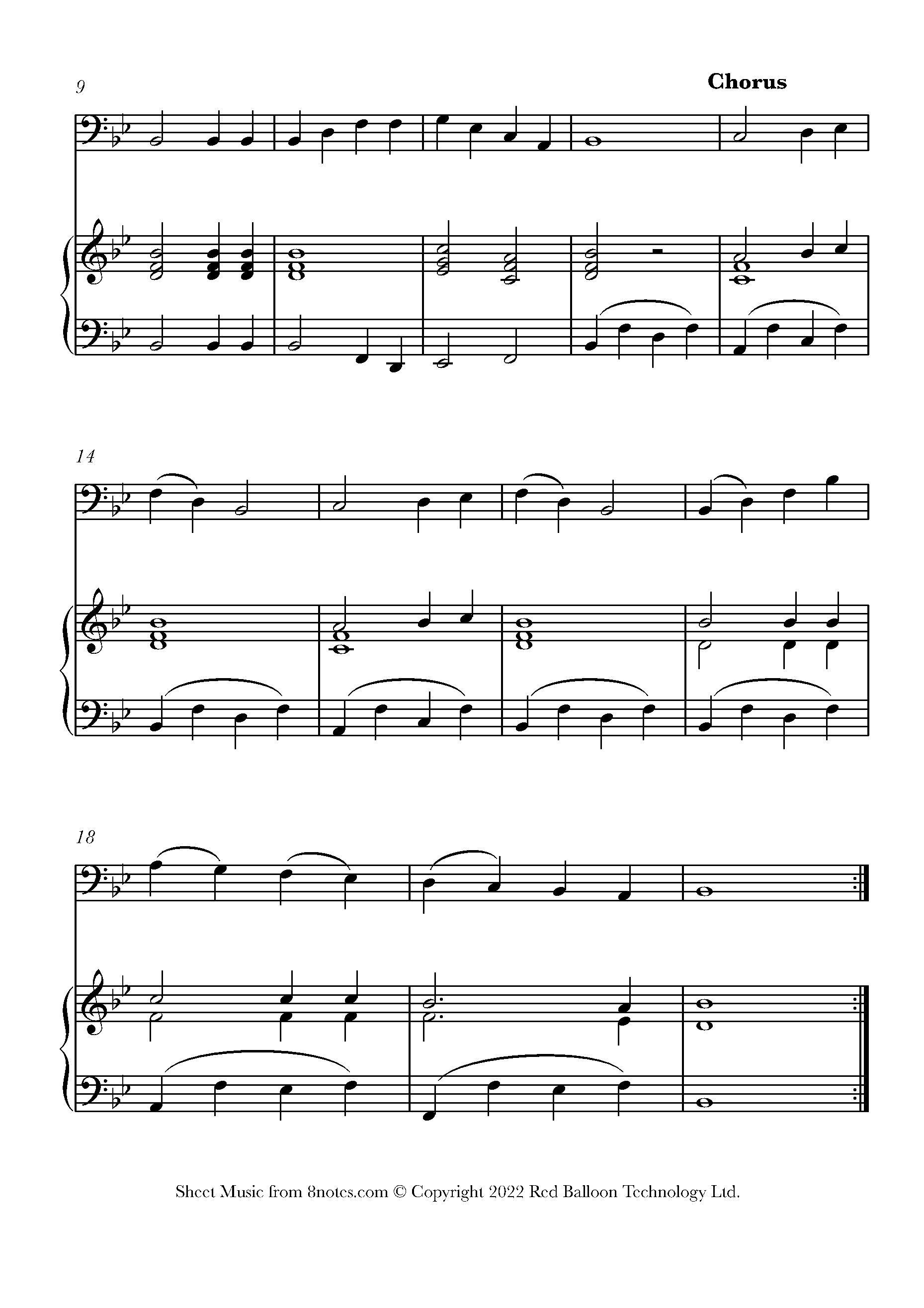 Early One Morning Sheet music for Trombone - 8notes.com