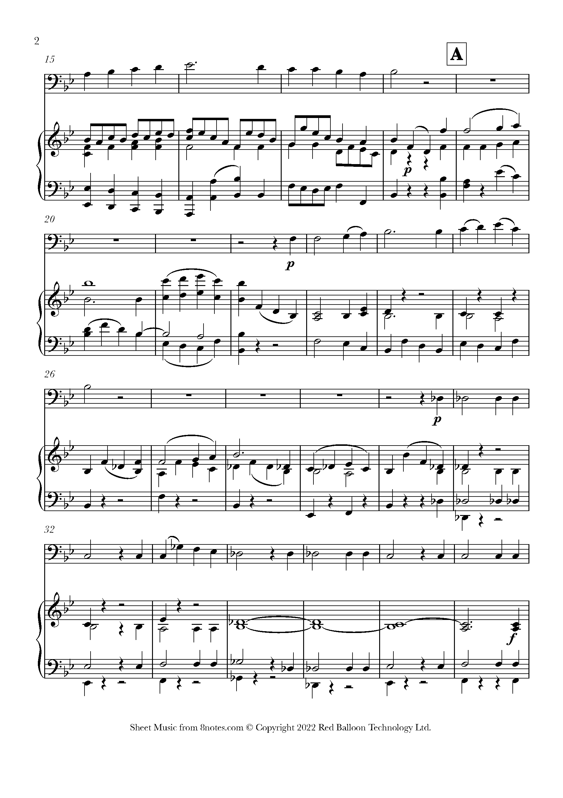 Haydn - The Heavens are Telling from The Creation (Die Schöpfung) Sheet ...