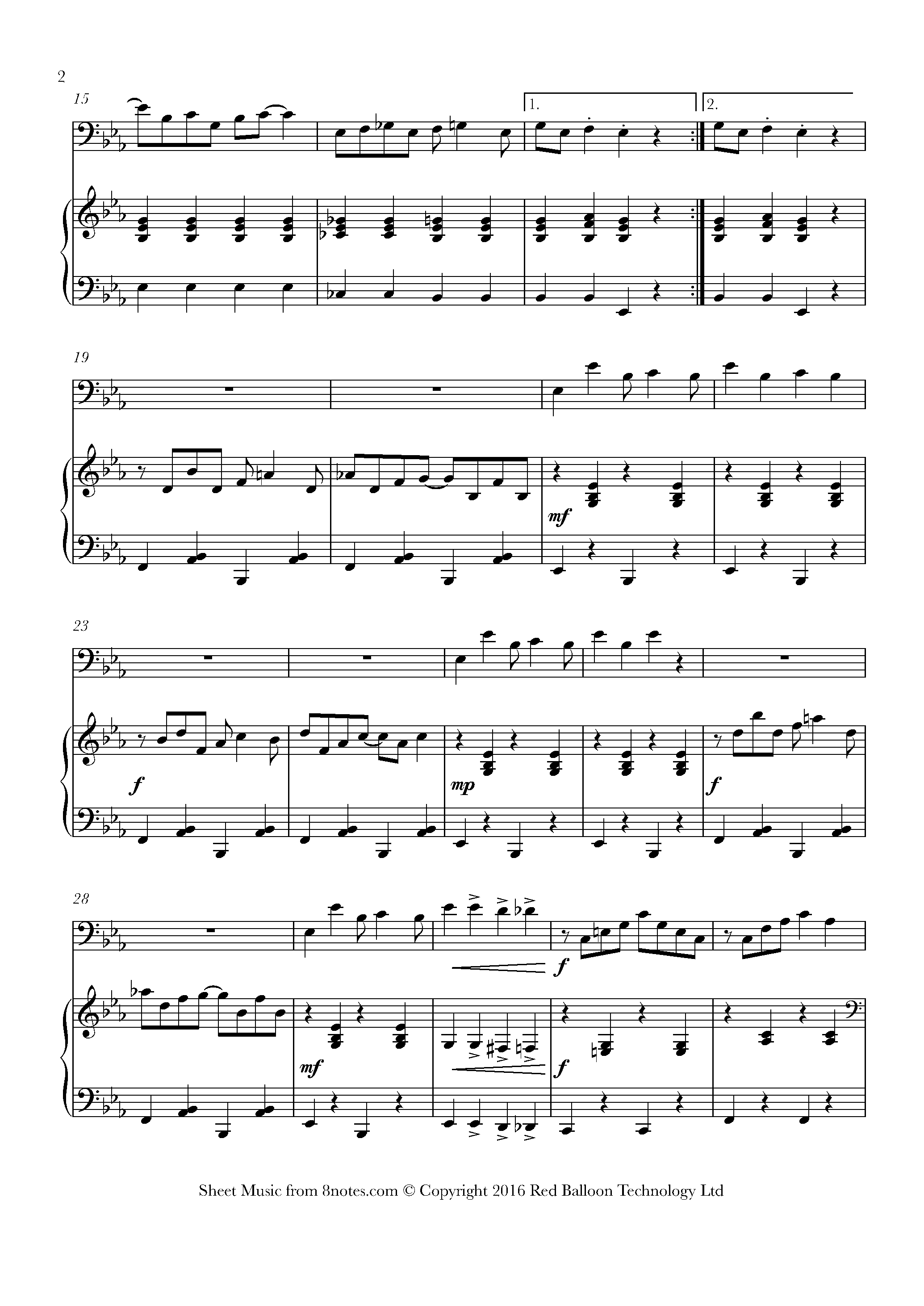 Scott Joplin - Maple Leaf Rag Sheet music for Trombone - 8notes.com