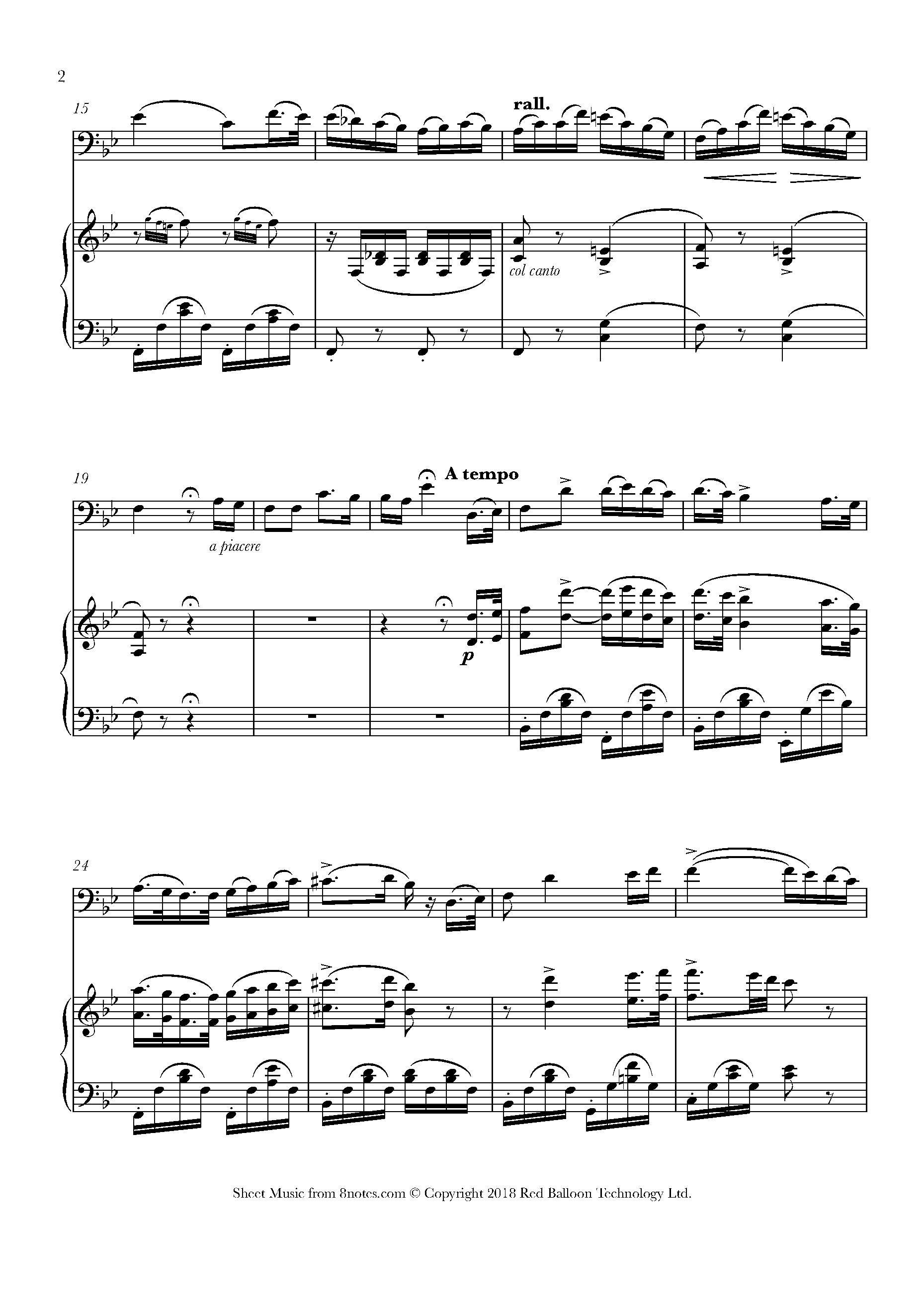 Donizetti - ﻿Quanto è bella from L'Elisir d'amore Sheet music for ...