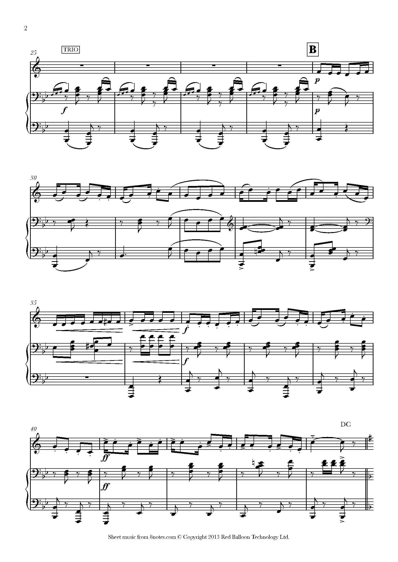 Satie - Le Piccadilly Sheet music for Trumpet - 8notes.com