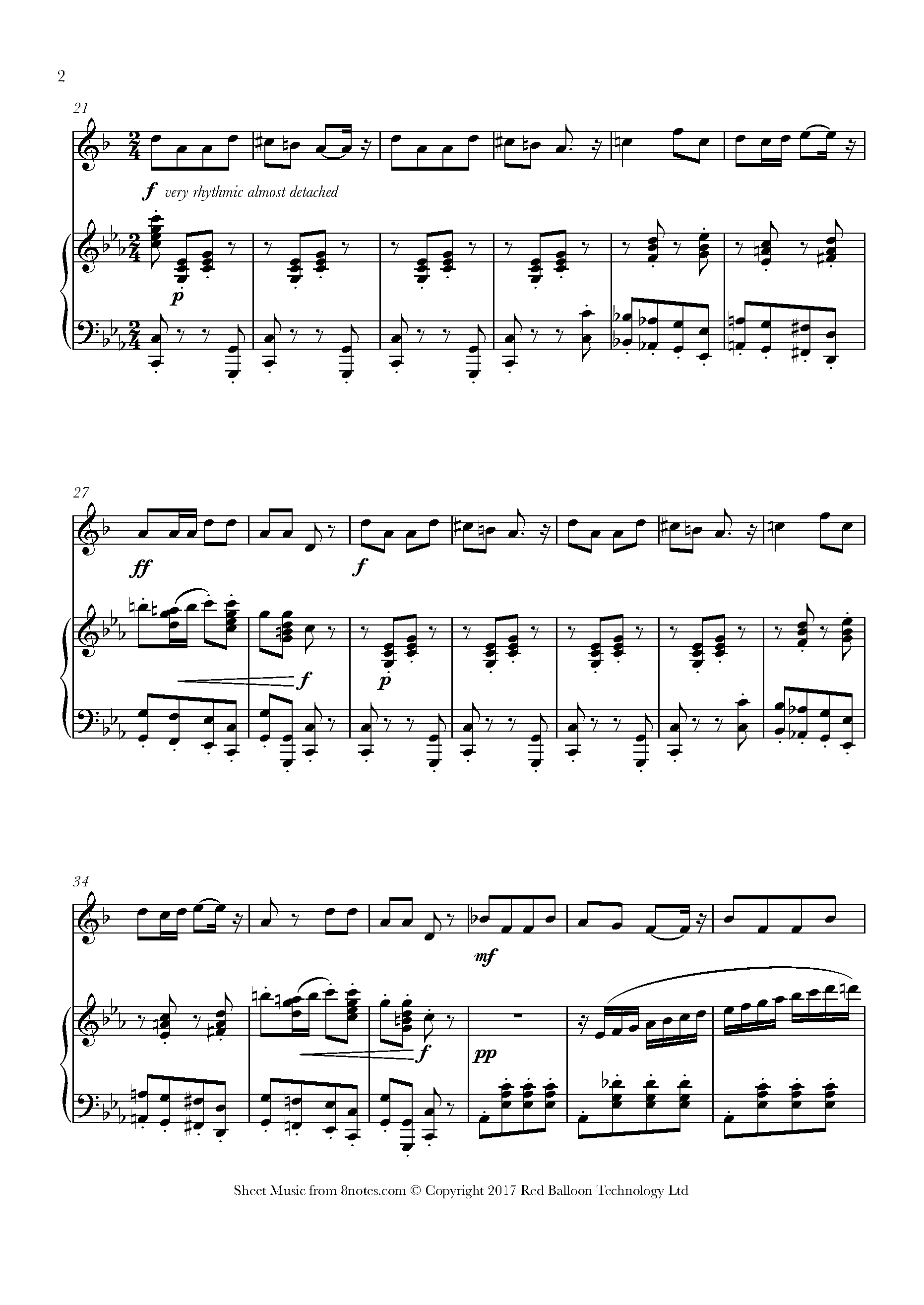 Bizet - Children's Chorus from Carmen Sheet music for Trumpet - 8notes.com