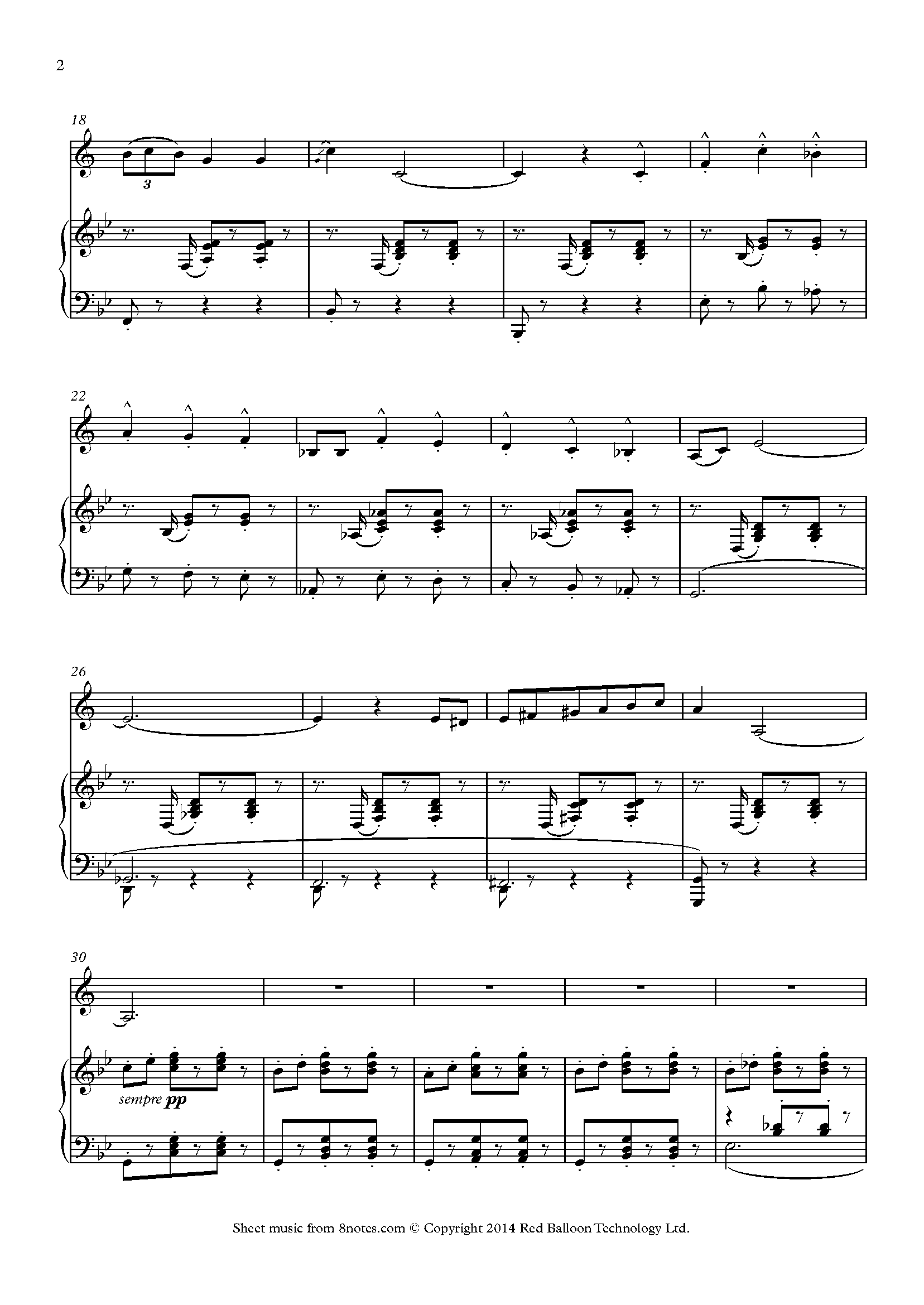 Bizet - ﻿Séguedille From Carmen Sheet Music For Trumpet - 8notes.com