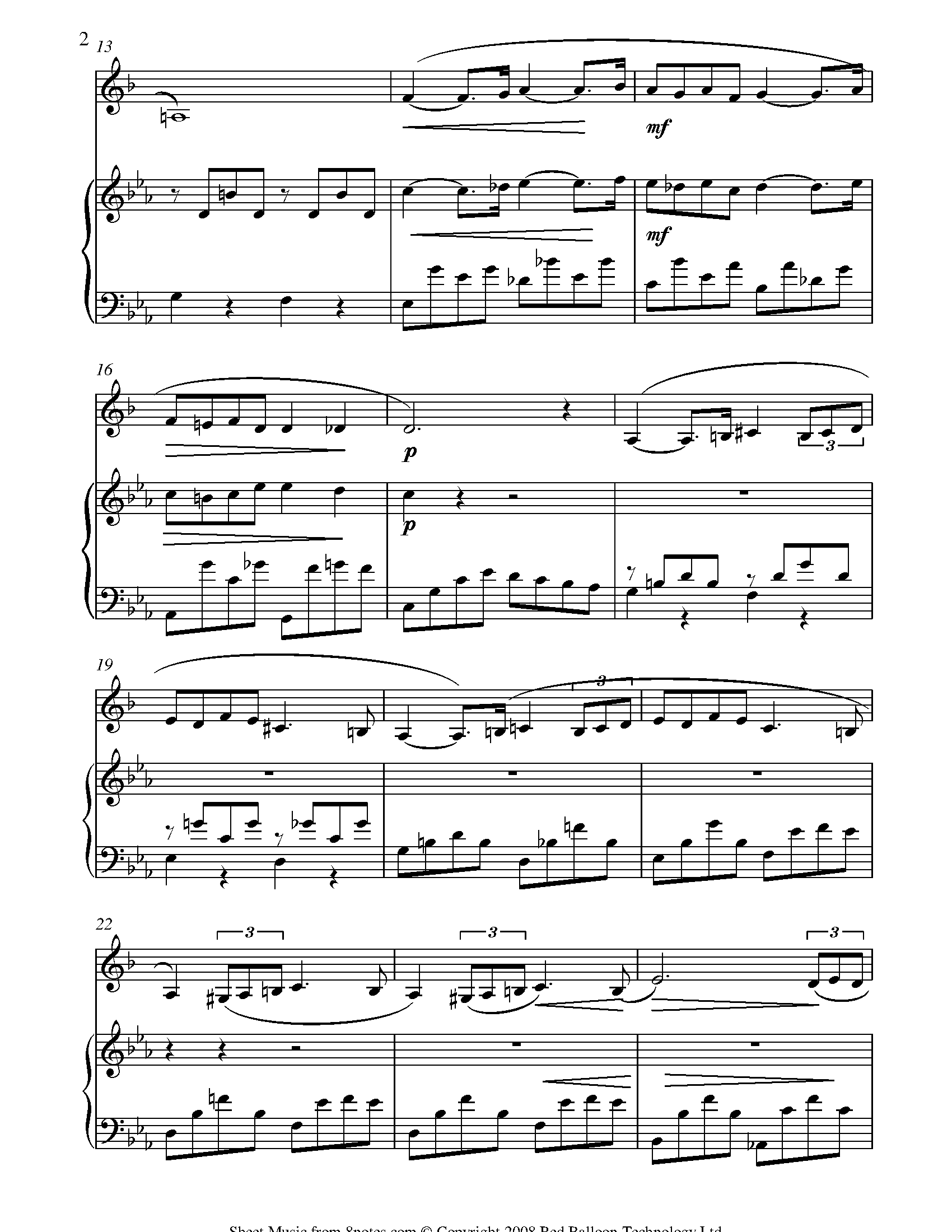 ﻿Fauré - Pavane Sheet music for Trumpet - 8notes.com