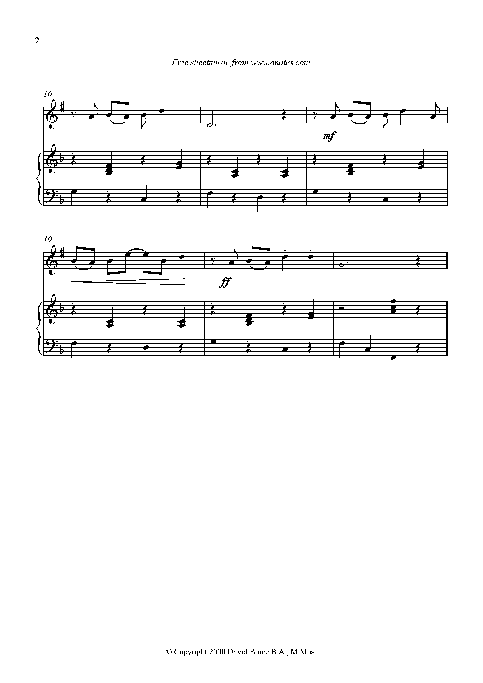 David Bruce - Freshtown Rag Sheet music for Trumpet - 8notes.com