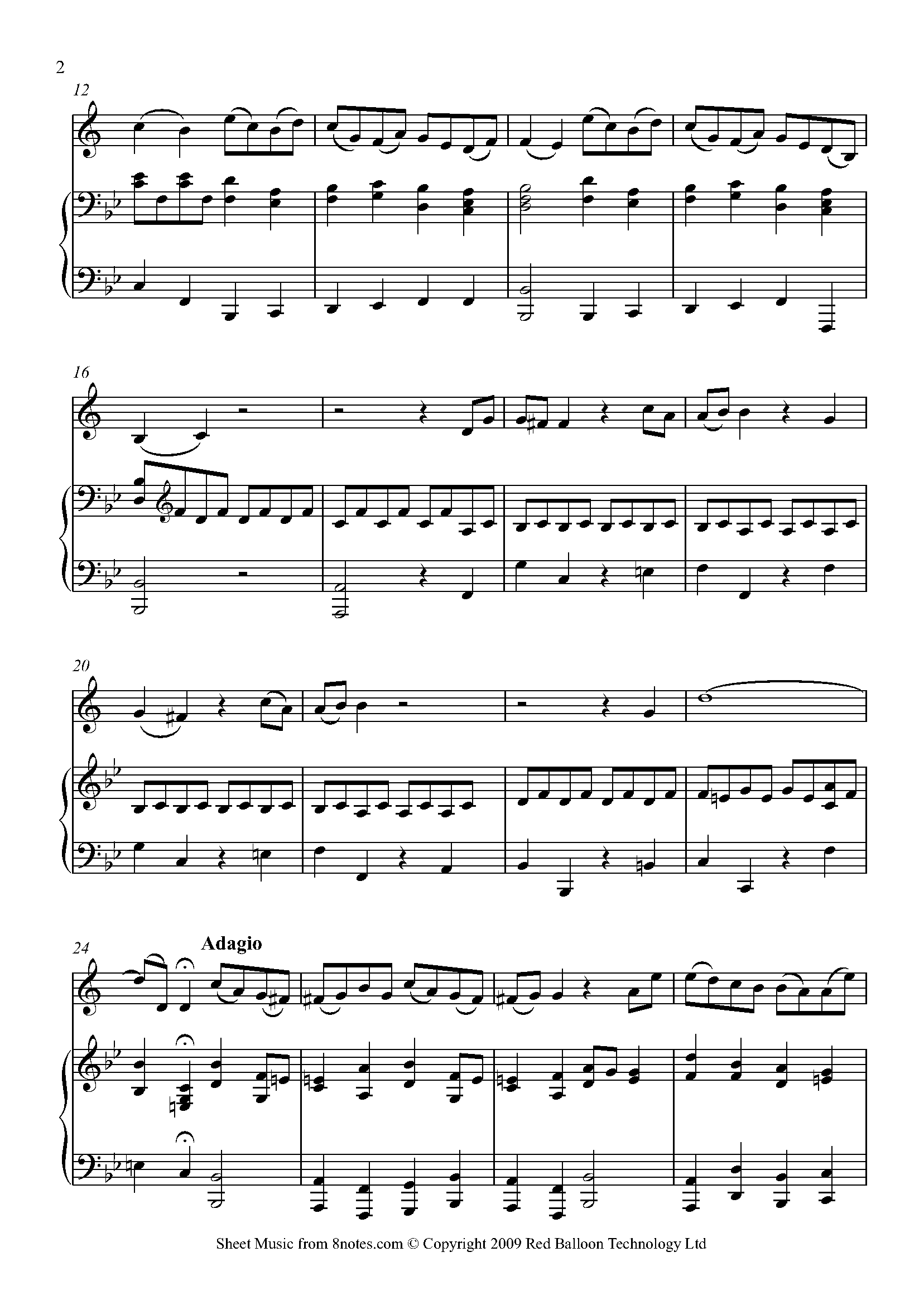 Gluck - Che faro from Orpheus Sheet music for Trumpet - 8notes.com