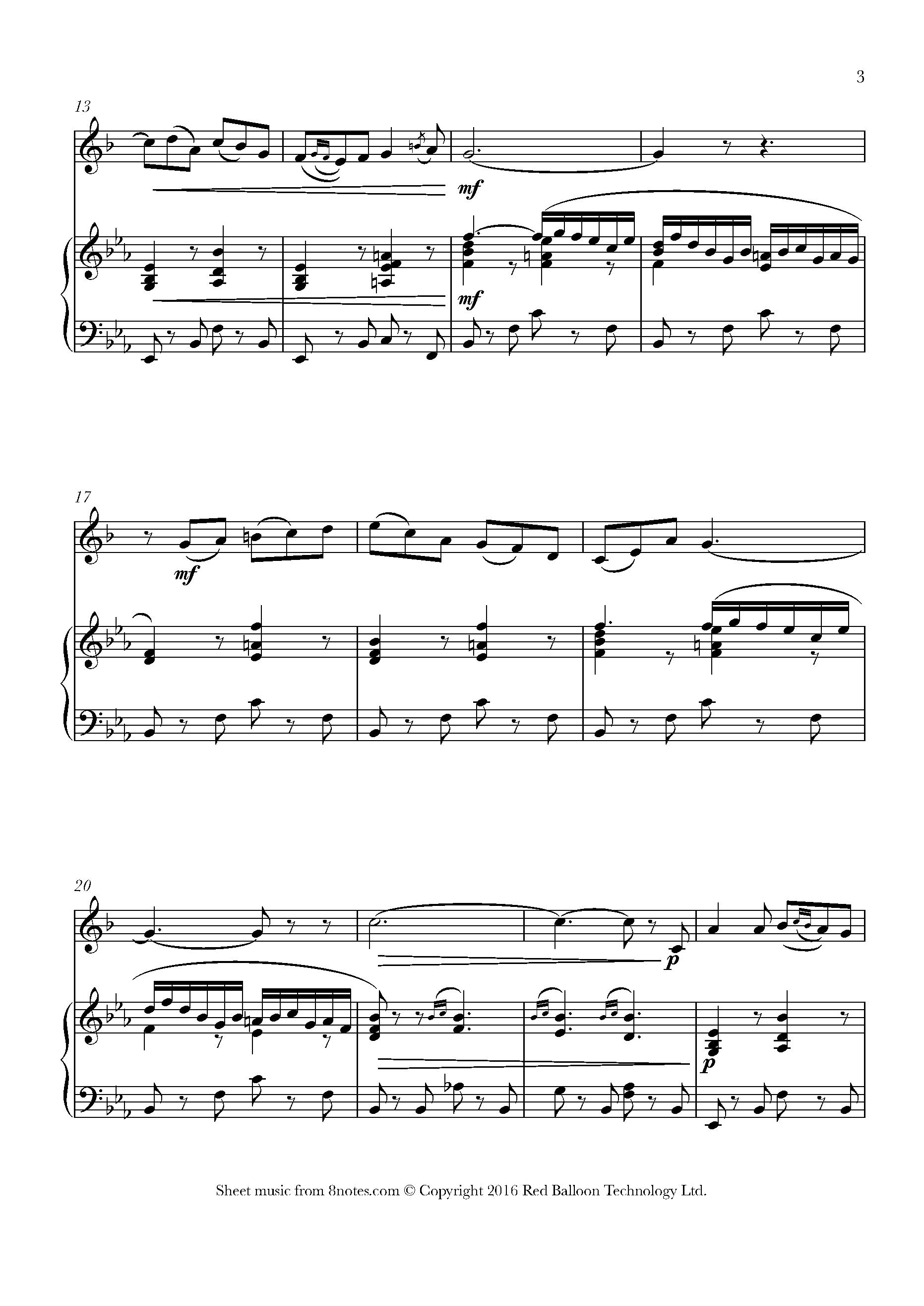 Gounod - ﻿Sérénade Sheet music for Trumpet - 8notes.com