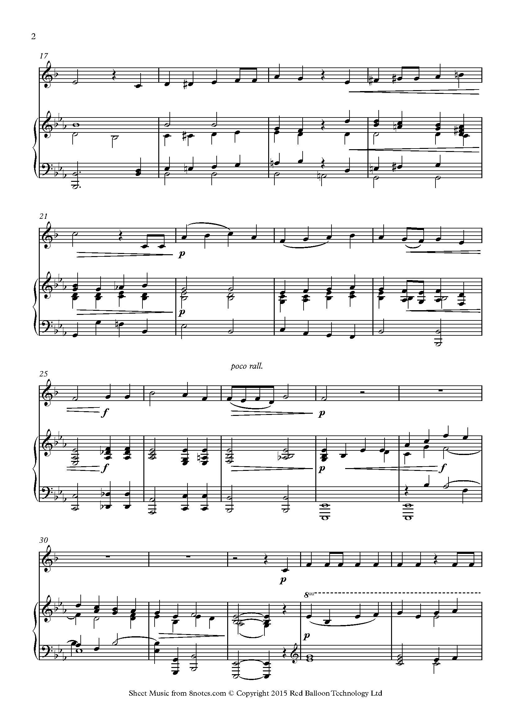 Sullivan - The Lost Chord Sheet music for Trumpet - 8notes.com