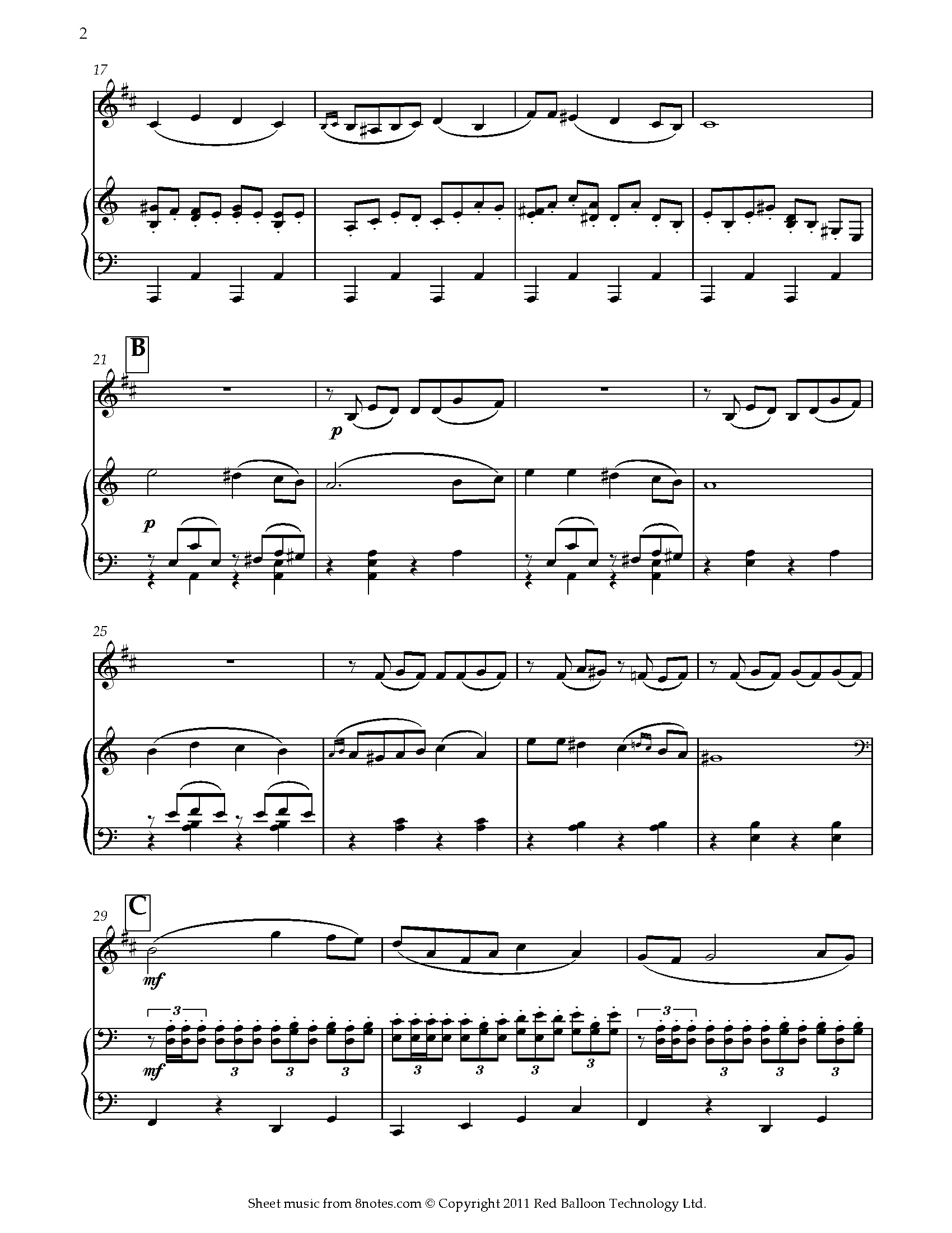 Tchaikovsky - Marche Slave Sheet Music For Trumpet - 8notes.com