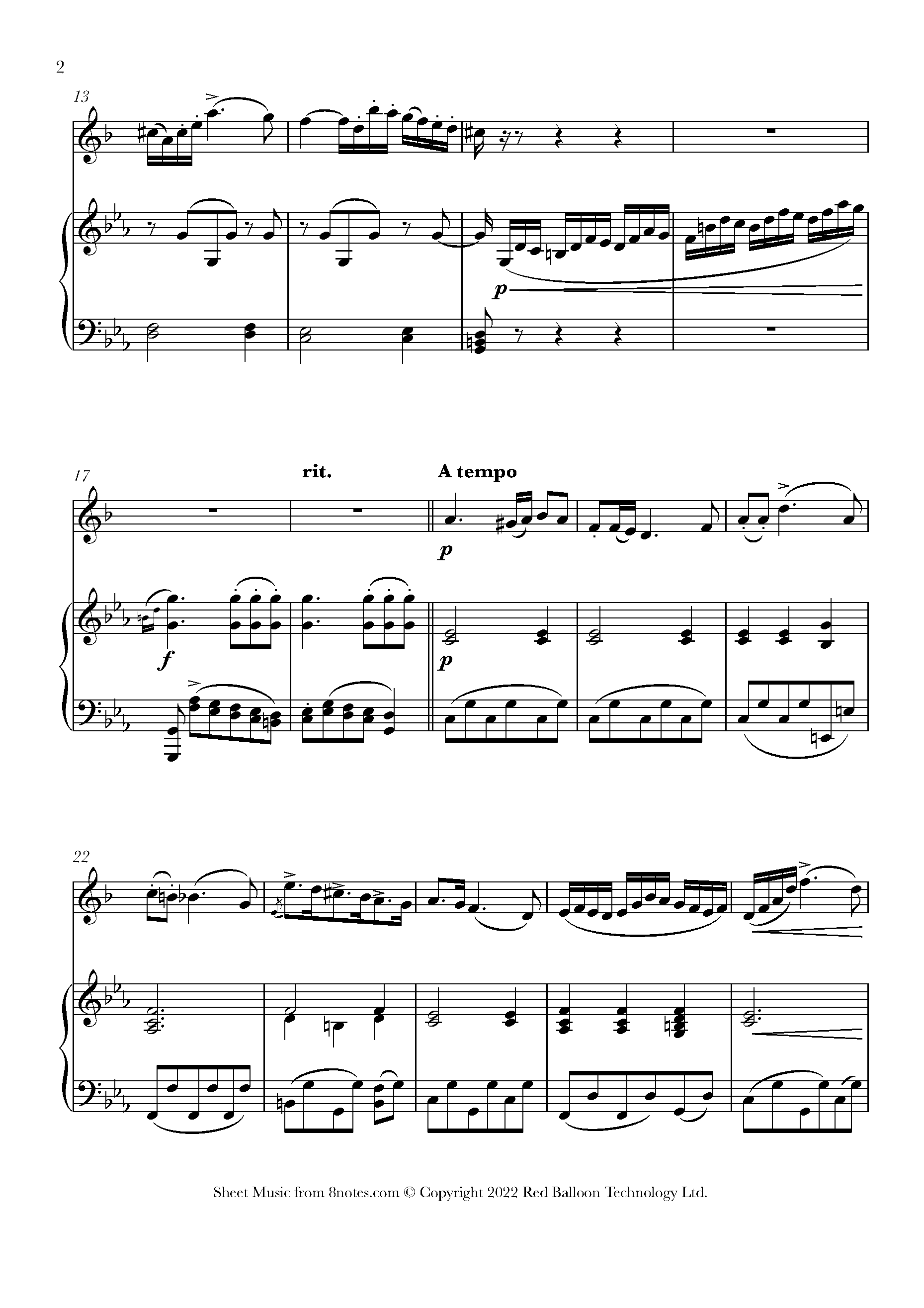 ﻿Ogiński - Polonaise 'Pozegnanie Ojczyzny' Sheet music for Trumpet ...