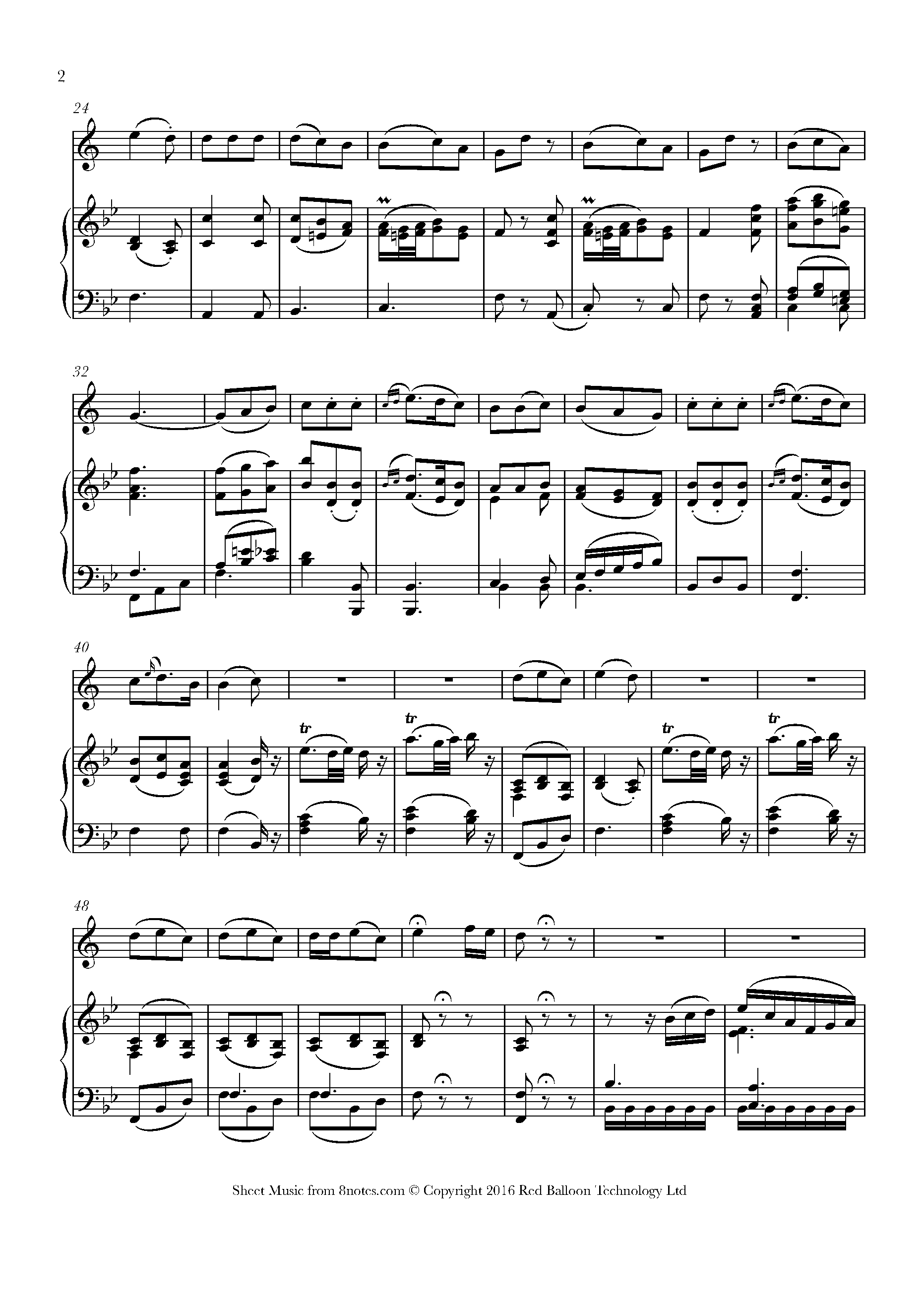 Mozart - Vedrai Carino from Don Giovanni Sheet music for Trumpet ...