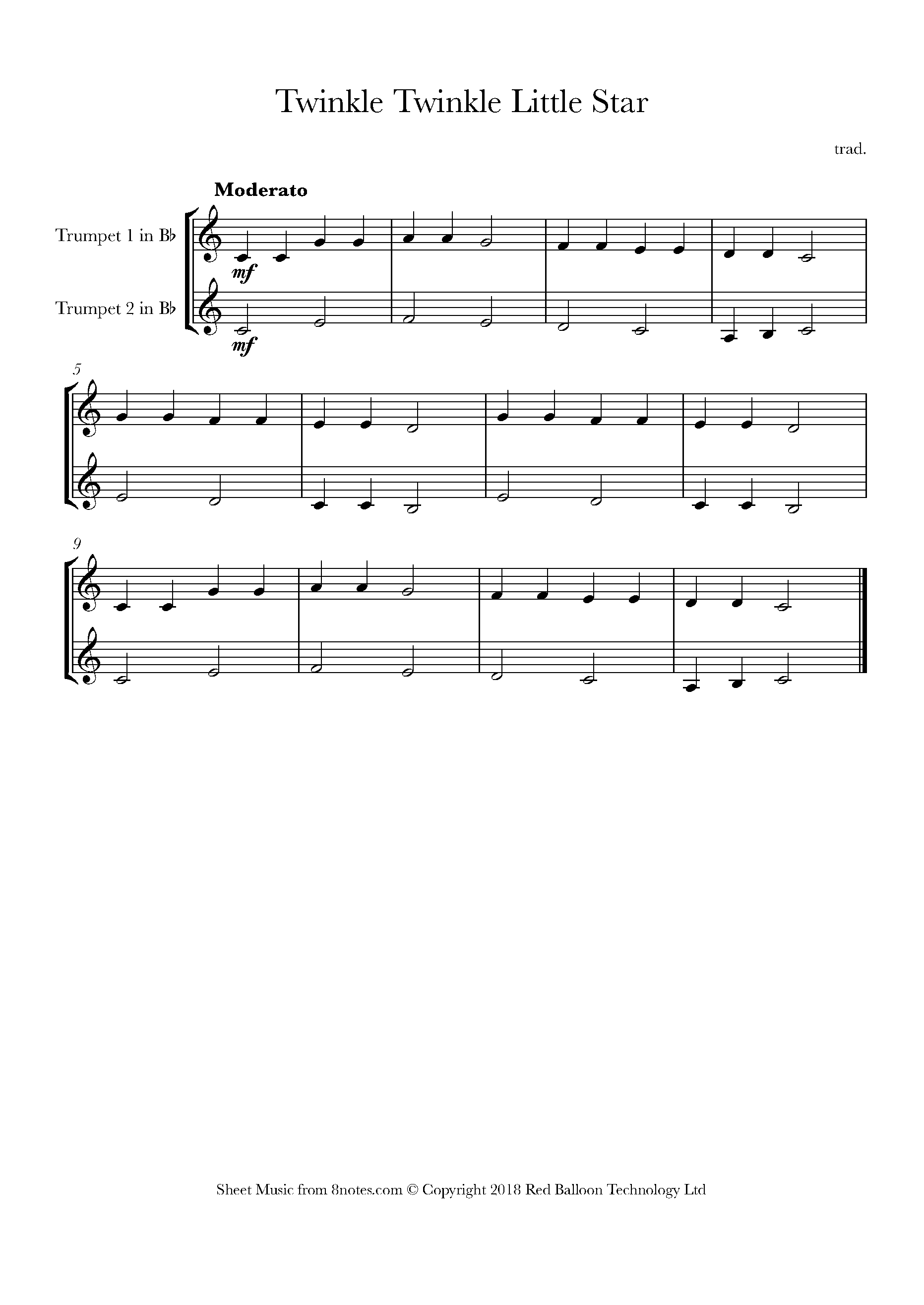 trumpet and guitar duet sheet music