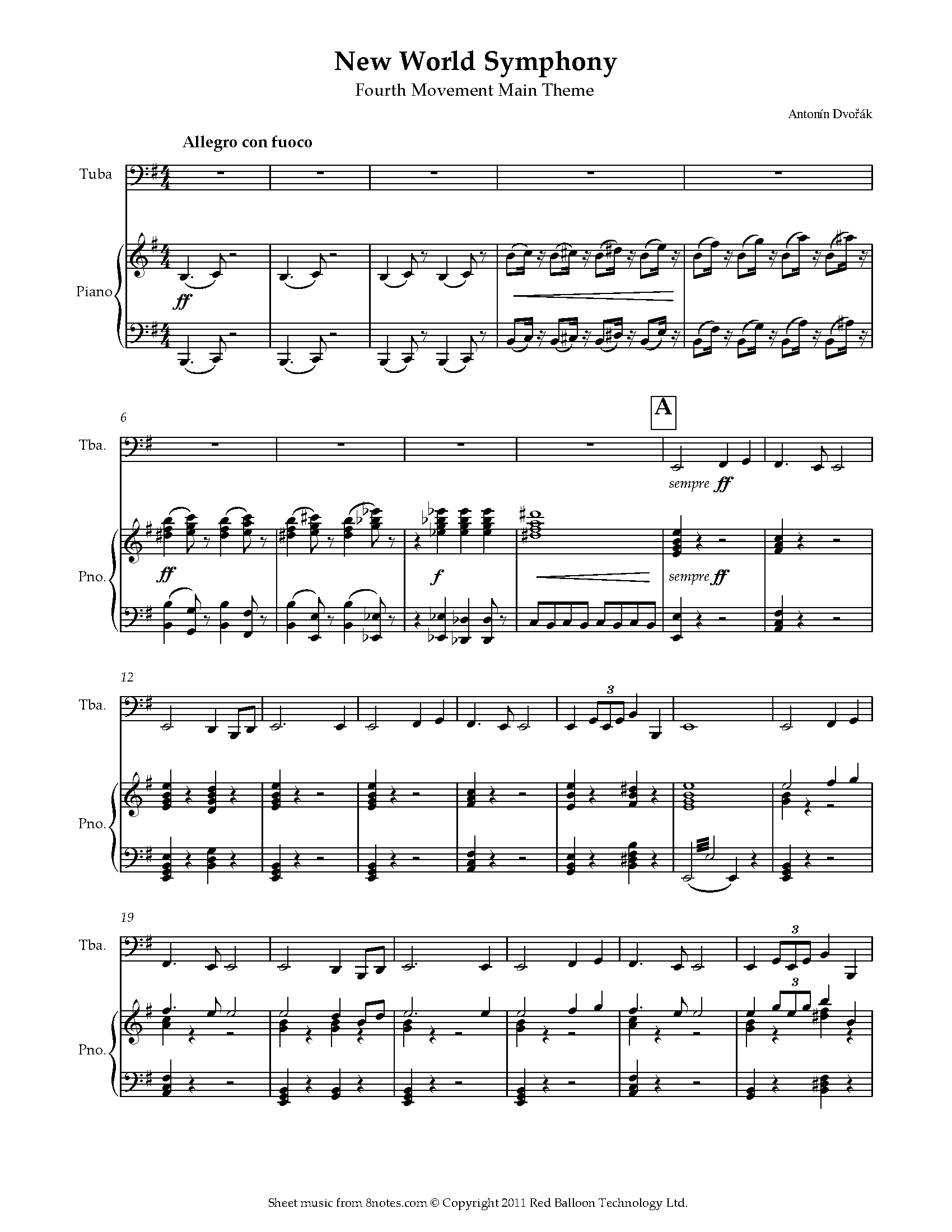 Free Tuba Sheet Music, Lessons & Resources