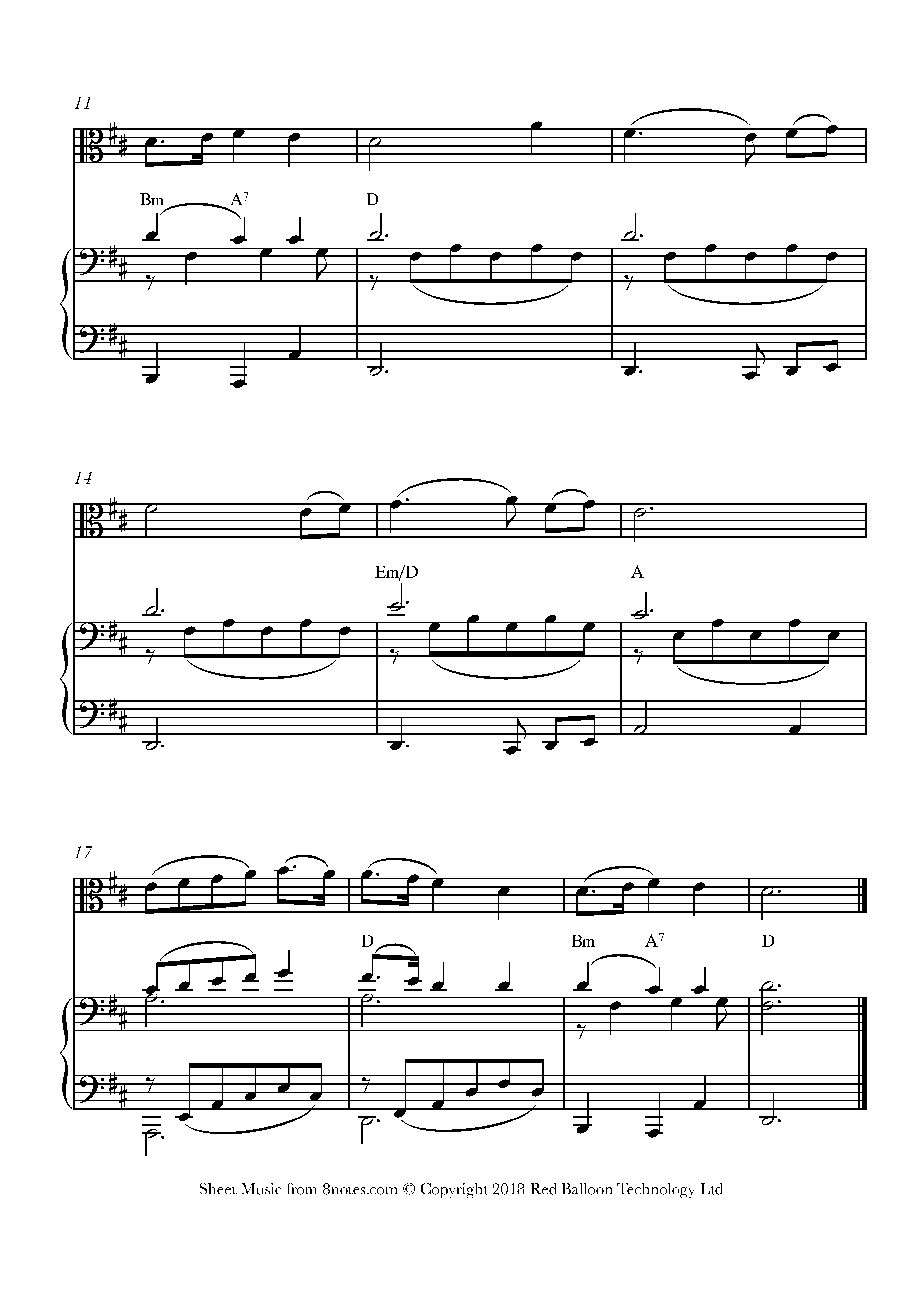 Az Yashir Moshe Sheet music for Viola - 8notes.com