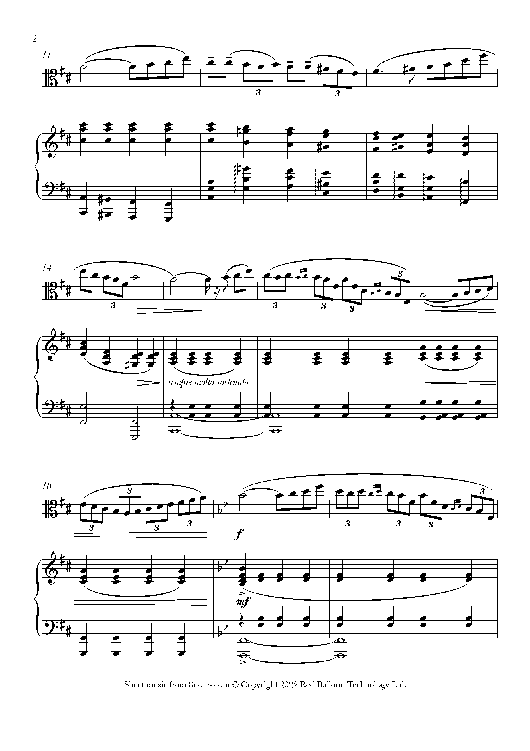 ﻿Chaminade - Concertino Op. 107 Sheet music for Viola - 8notes.com