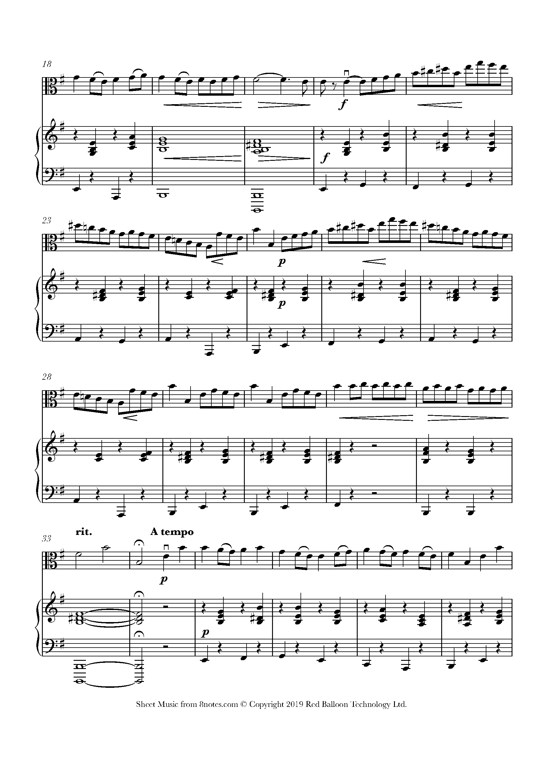 Lully - Gavotte Sheet music for Viola - 8notes.com