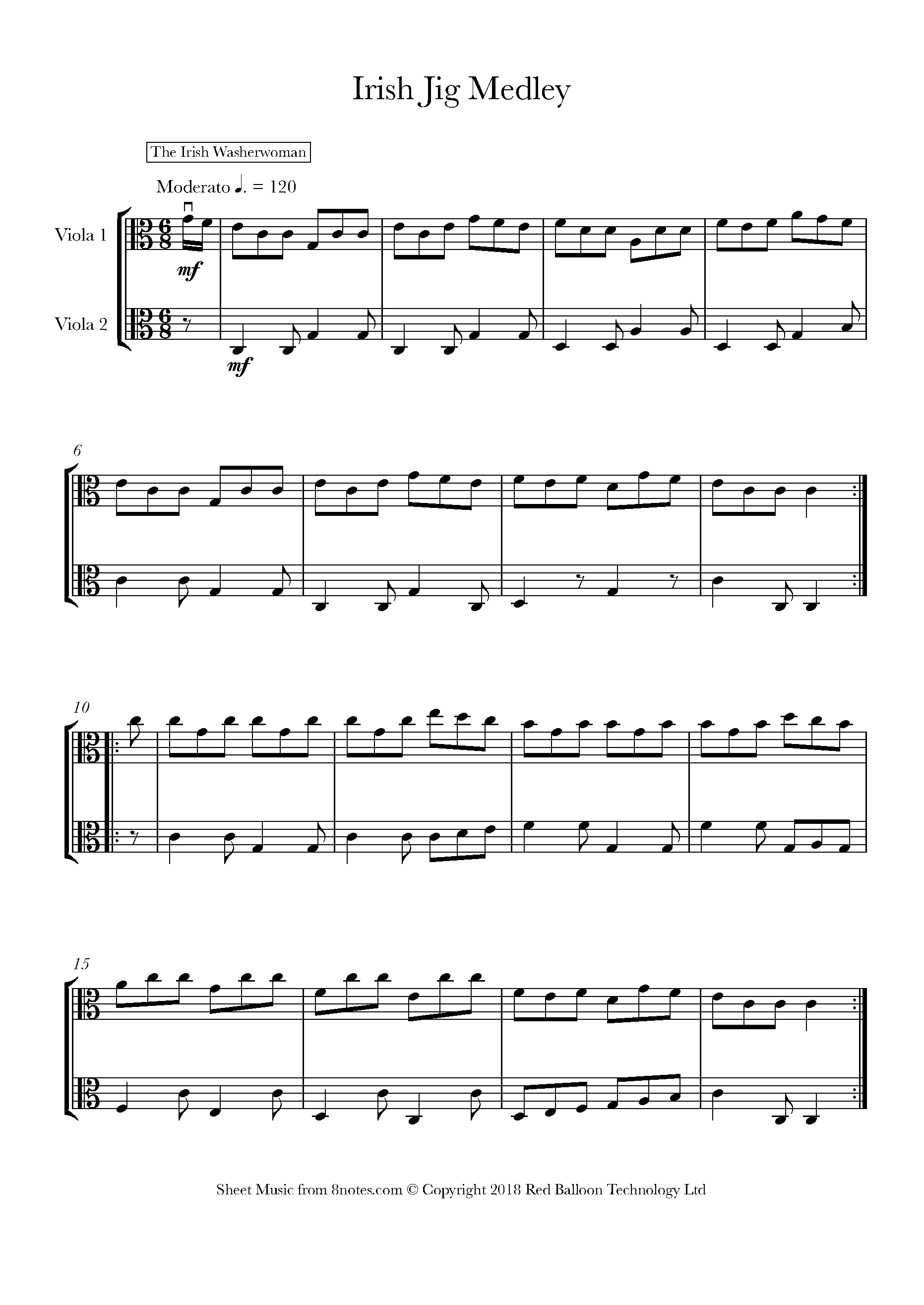 viola and guitar duet sheet music