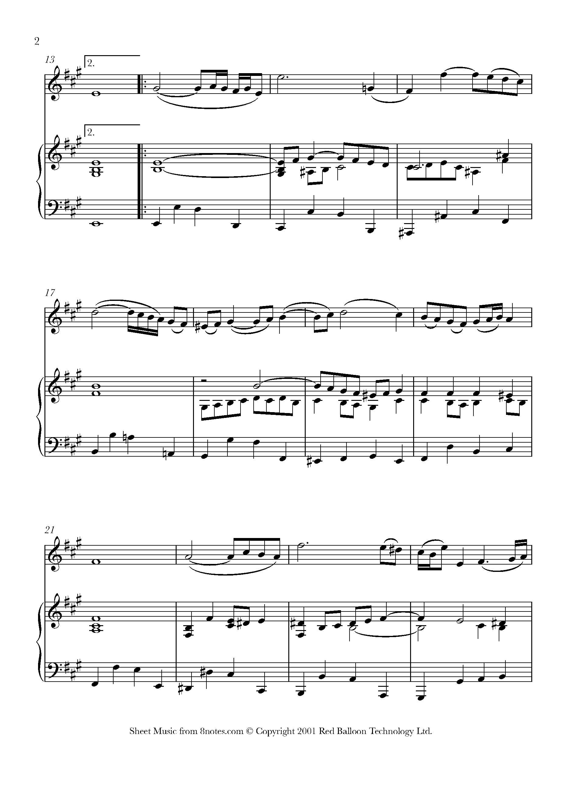 Bach - Air on the G string Sheet music for Violin - 8notes.com