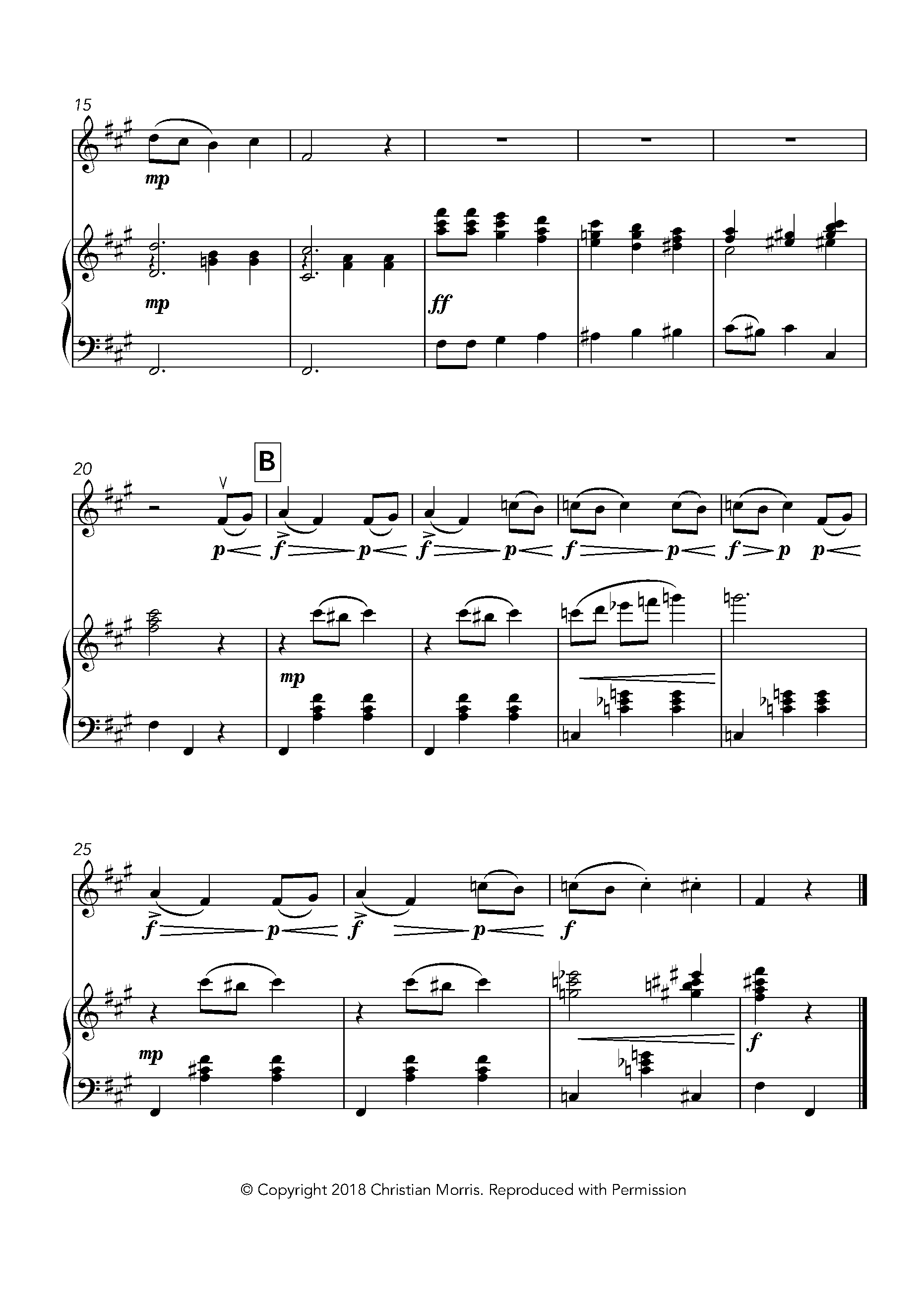 Morris - Diabolus Sheet music for Violin - 8notes.com