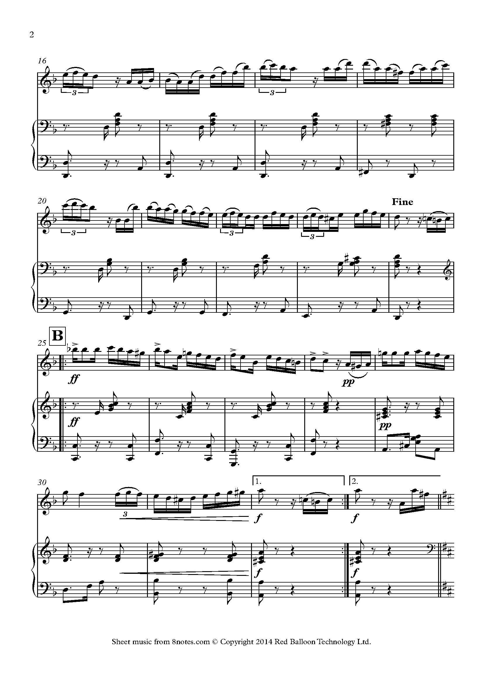 A. G. Villoldo - El Choclo (tango) Sheet music for Violin - 8notes.com