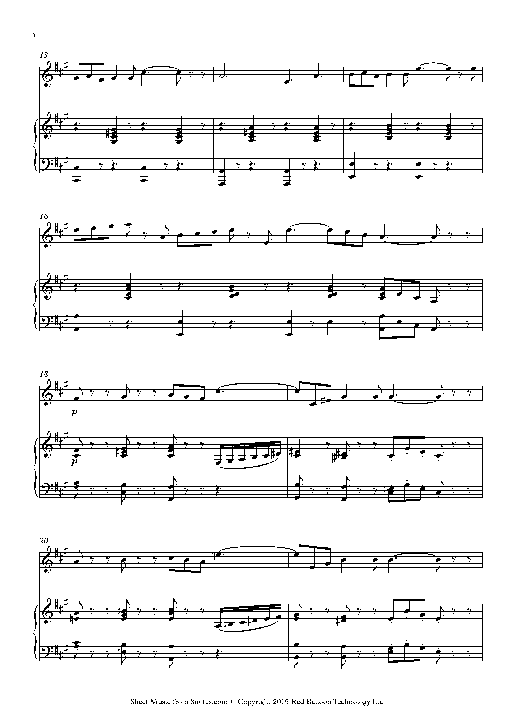 Gounod - Soldiers Chorus from Faust Sheet music for Violin - 8notes.com