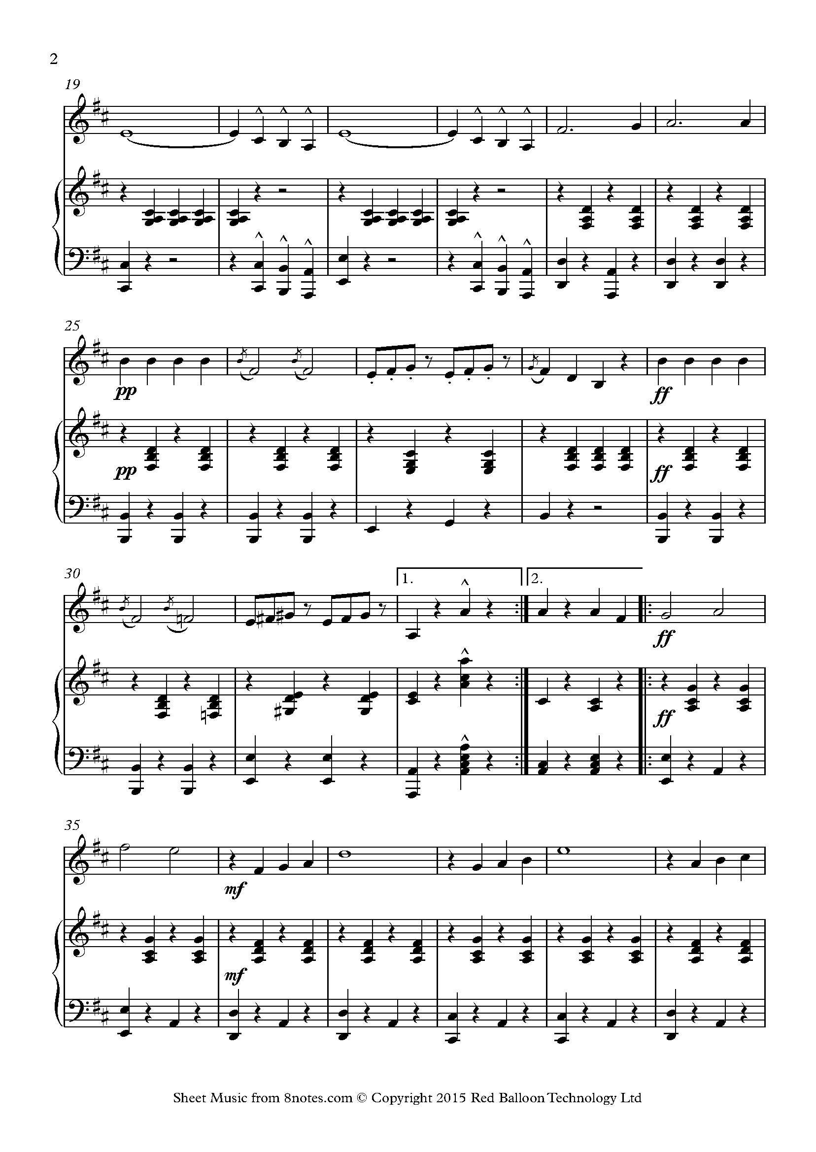 Sousa - The High School Cadets March Sheet music for Violin - 8notes.com