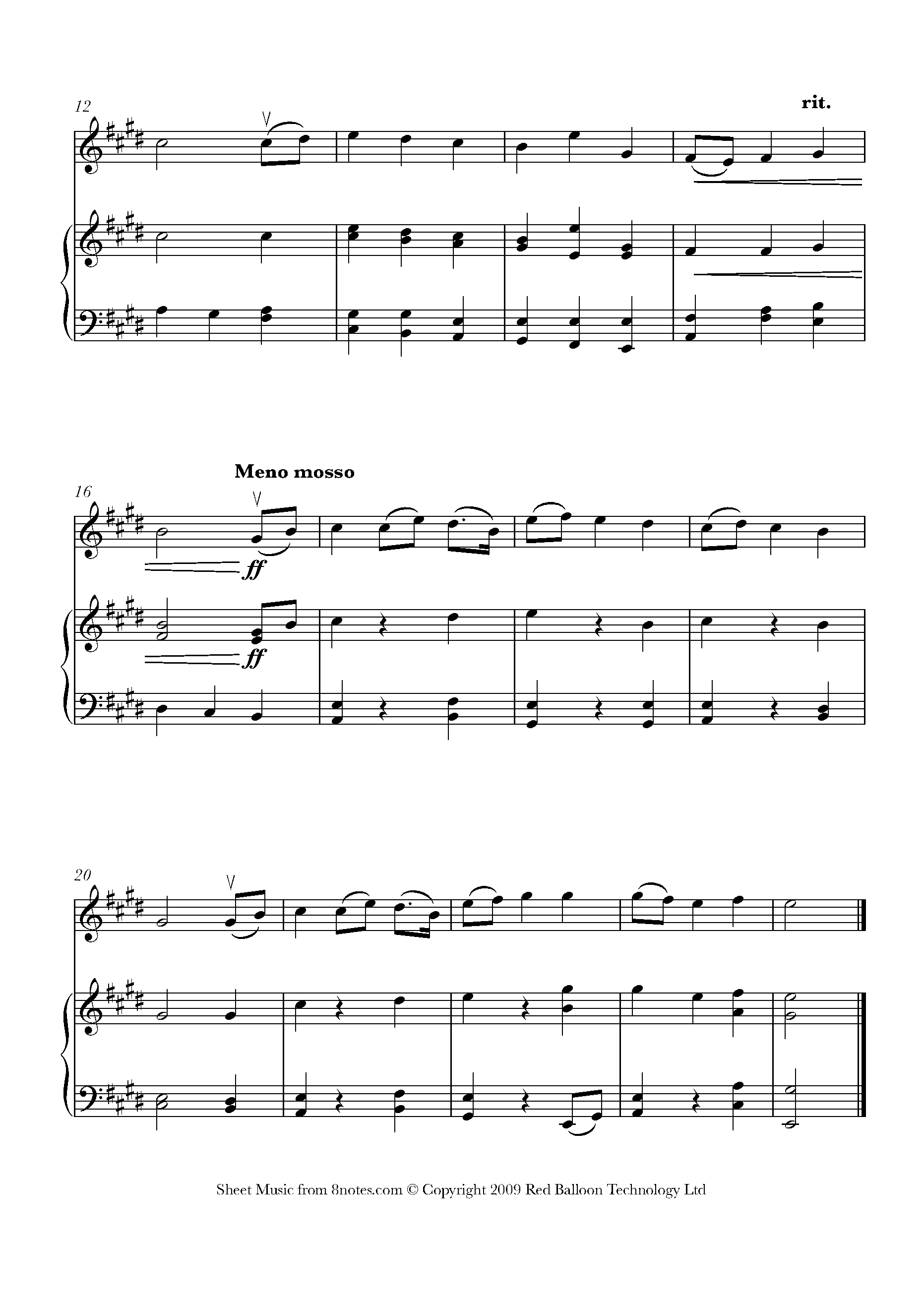 Holst - Jupiter from The Planets Sheet music for Violin - 8notes.com