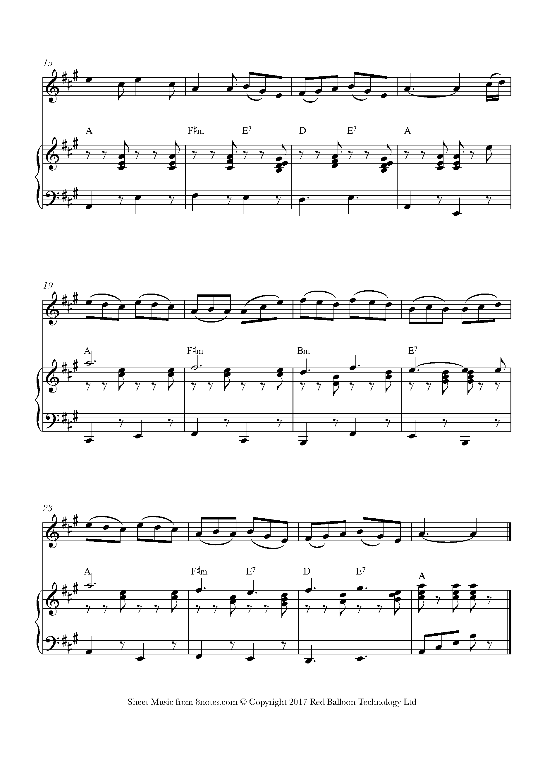 New Rigged Ship Sheet music for Violin - 8notes.com