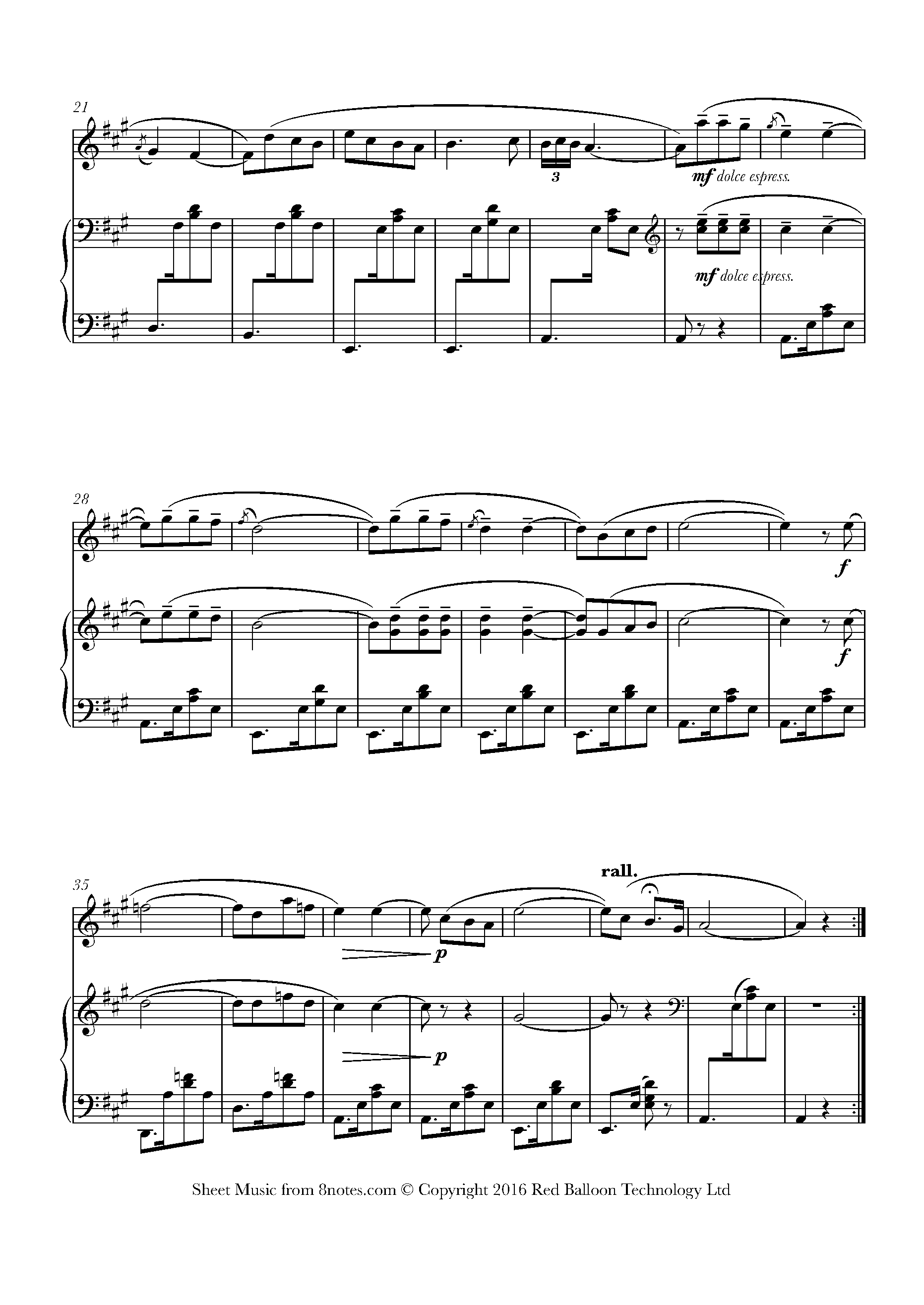 Eduardo Di Capua - O Sole Mio Sheet Music For Violin - 8notes.com