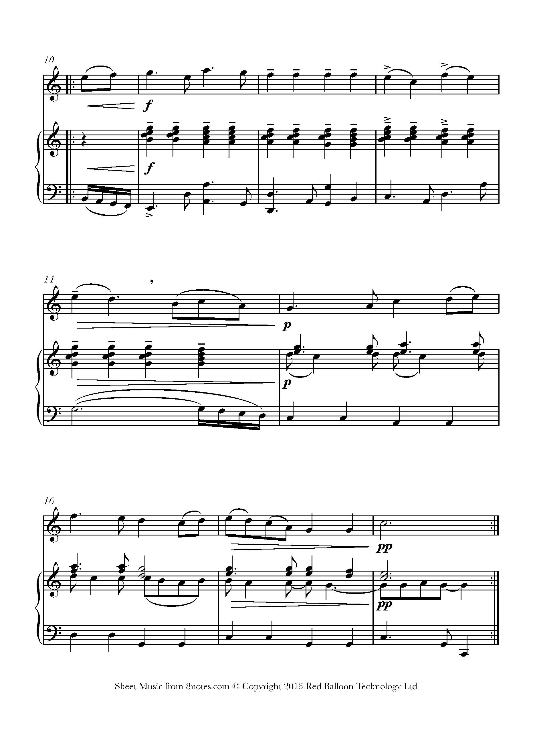 The Singing Bird Sheet music for Violin - 8notes.com