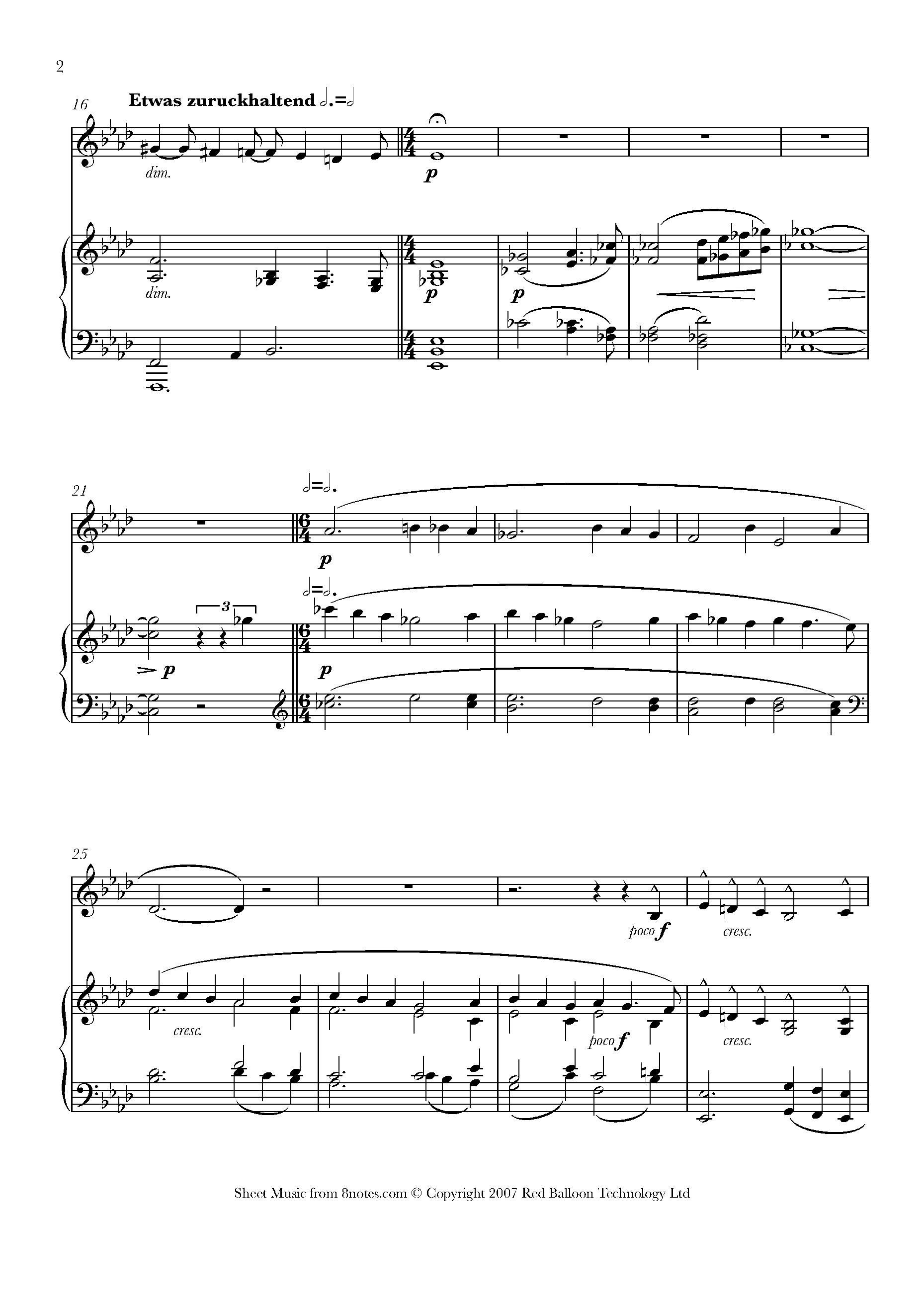 Wagner - Themes From Parsifal Sheet Music For Violin - 8notes.com