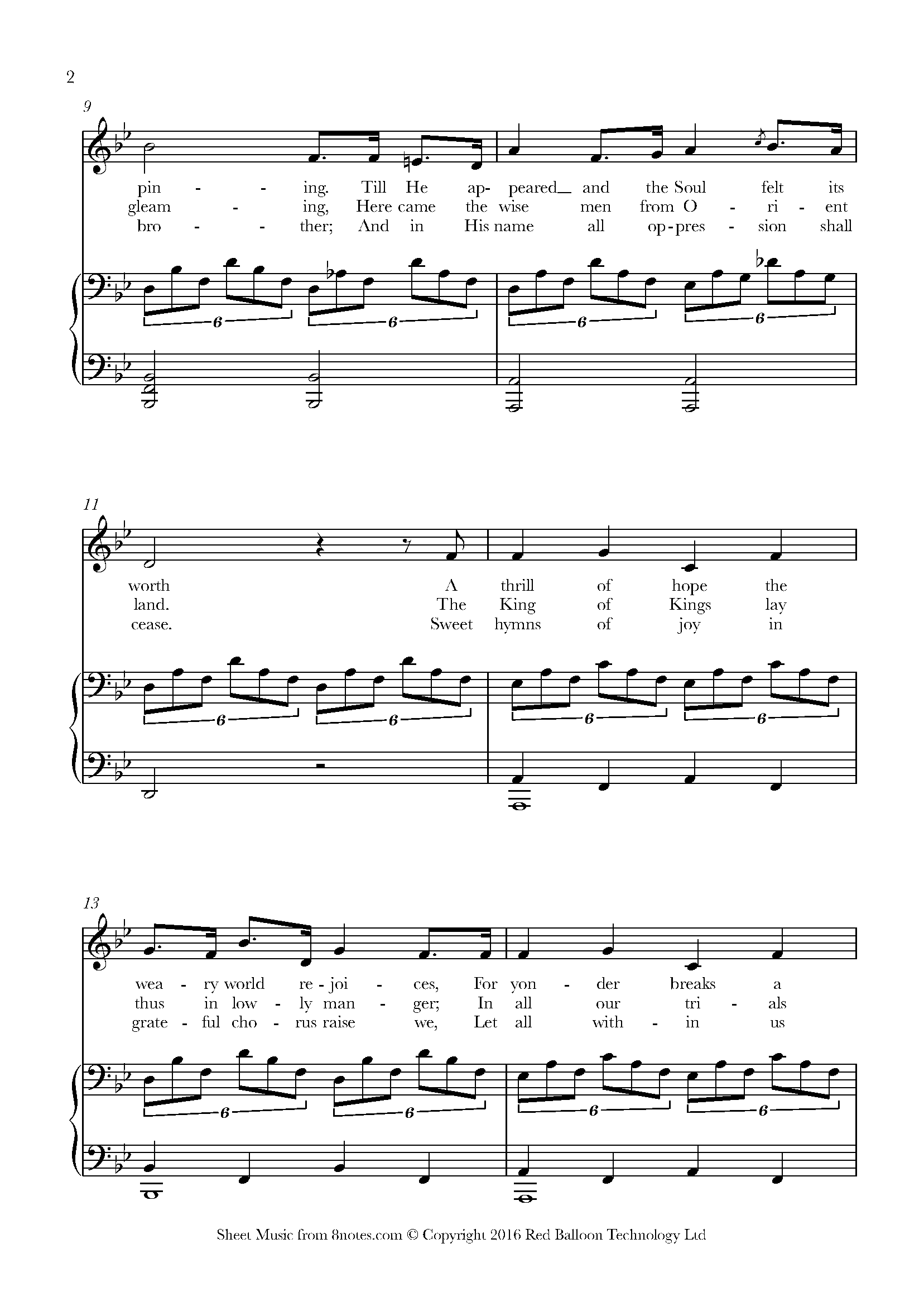 O Holy Night Sheet music for Voice - 8notes.com