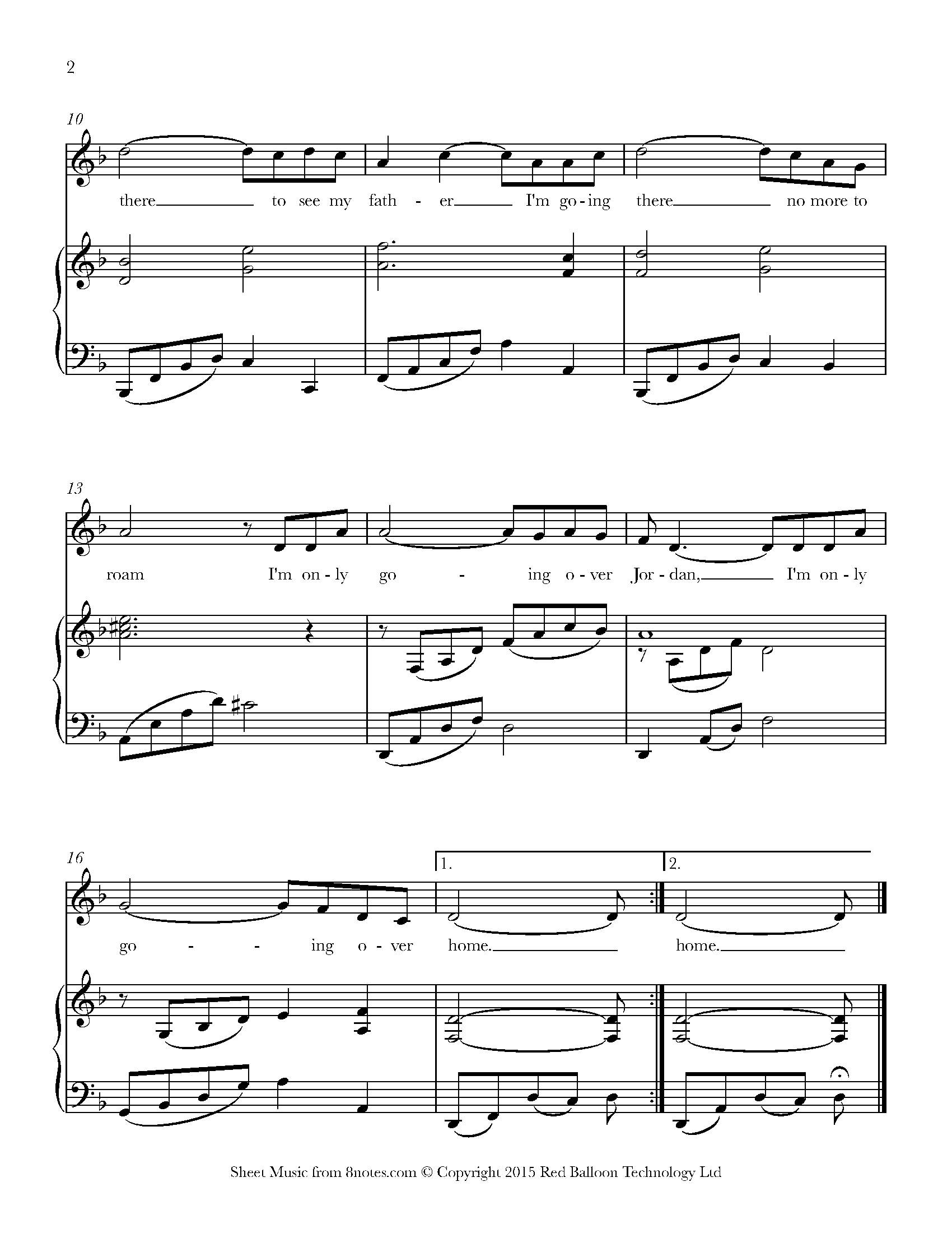 Wayfaring Stranger Sheet Music For Voice